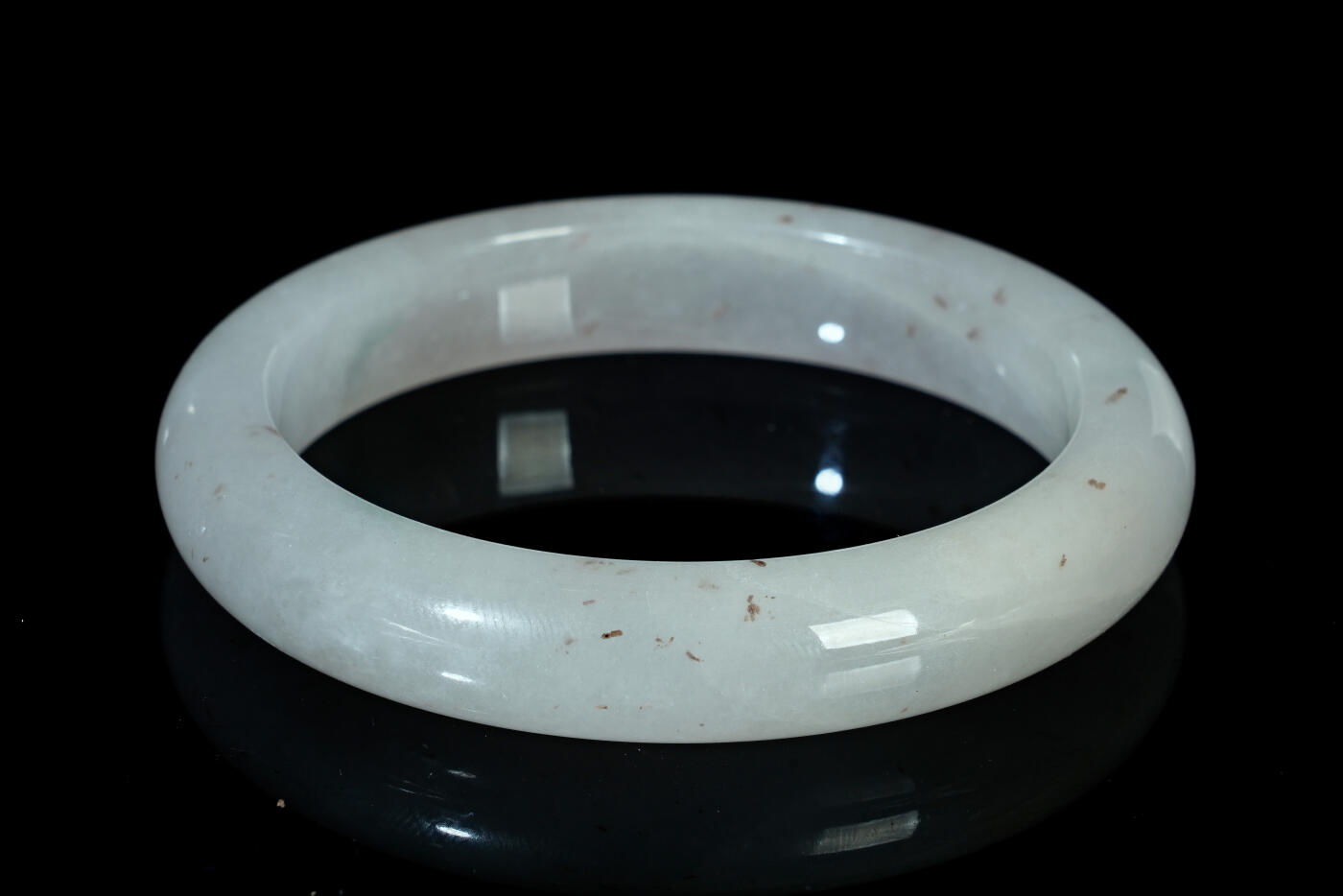 上海都达杂项专场三十一【全场包邮】  天然冰种翡翠 手镯89-46