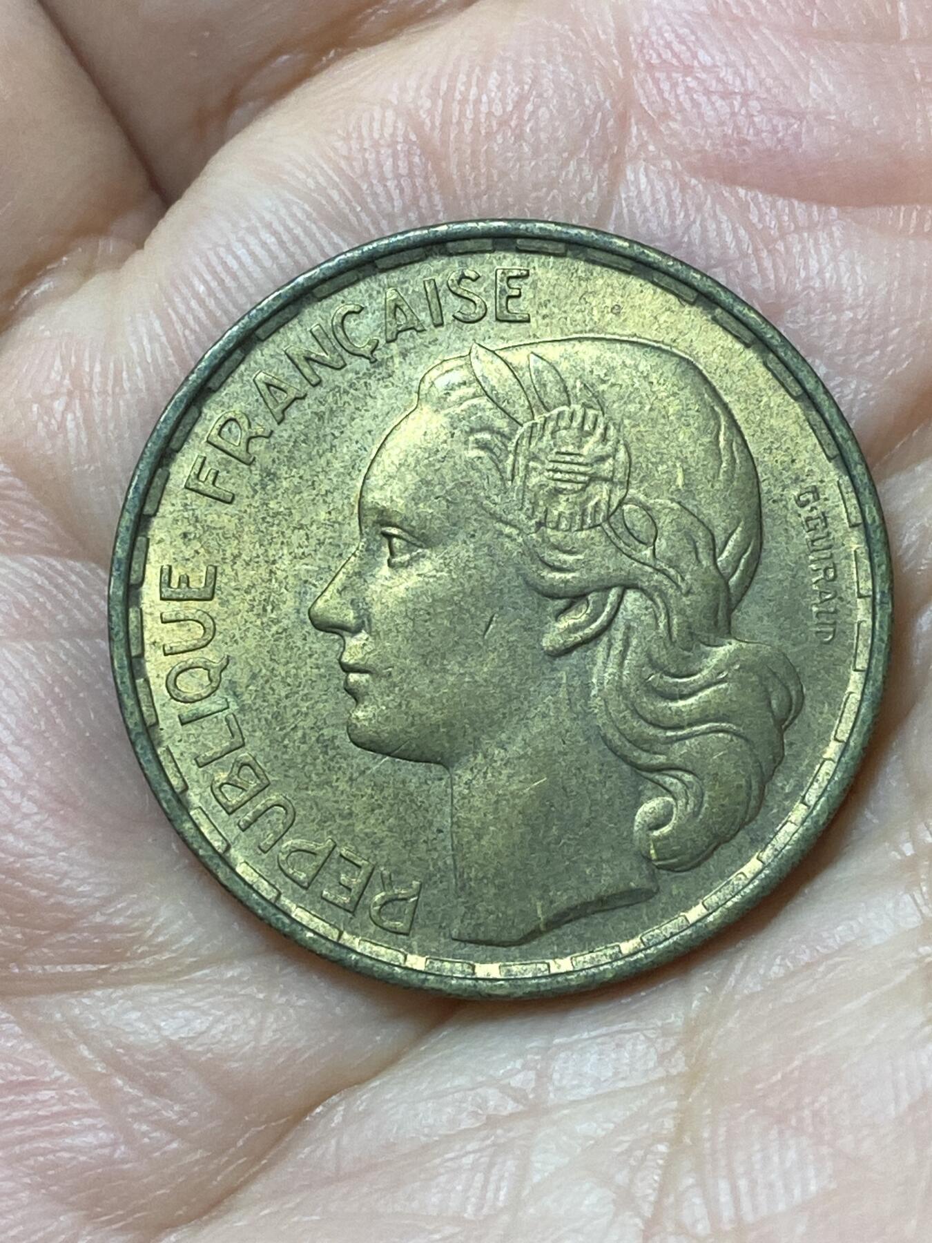 2026年第二十五场(总第一百九十四场）外国好品散币场(免佣金) 法兰西第四共和国1952年50法郎(B标，博蒙莱罗热造)