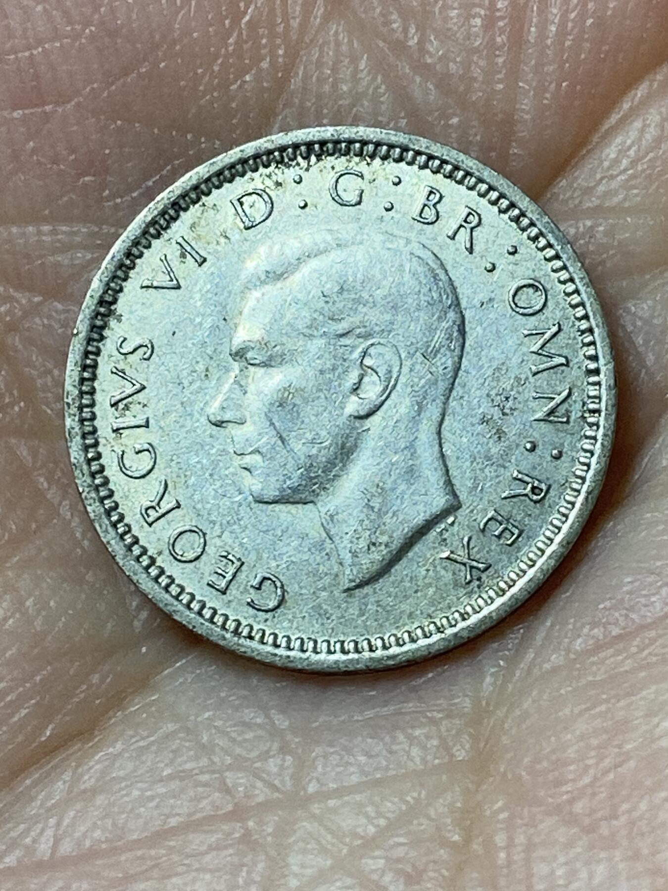 2026年第二十五场(总第一百九十四场）外国好品散币场(免佣金) 英国🇬🇧1940年3便士银币(乔治六世第一版，500银)