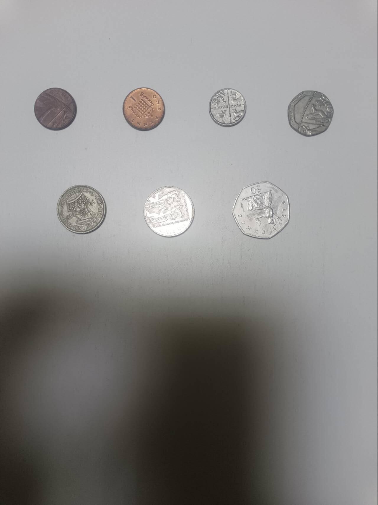 【20260215】非全新纸币和硬币第335场 英国7枚硬币