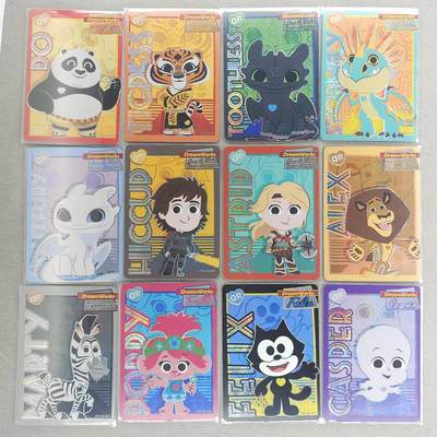 买就送PR！！龙虎卡牌-七六场（满200元包邮，无佣金，每周六结拍，欢迎送拍） - 12张全 卡游梦工厂第一弹 QR卡位 一套 (已套膜)