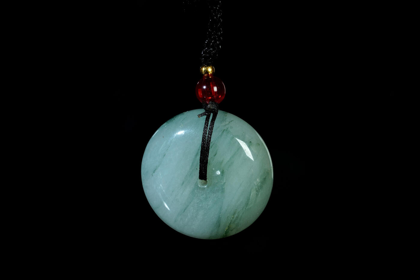 上海都达杂项专场三十一【全场包邮】  石英岩玉平安扣挂件 附鉴定证书89-120