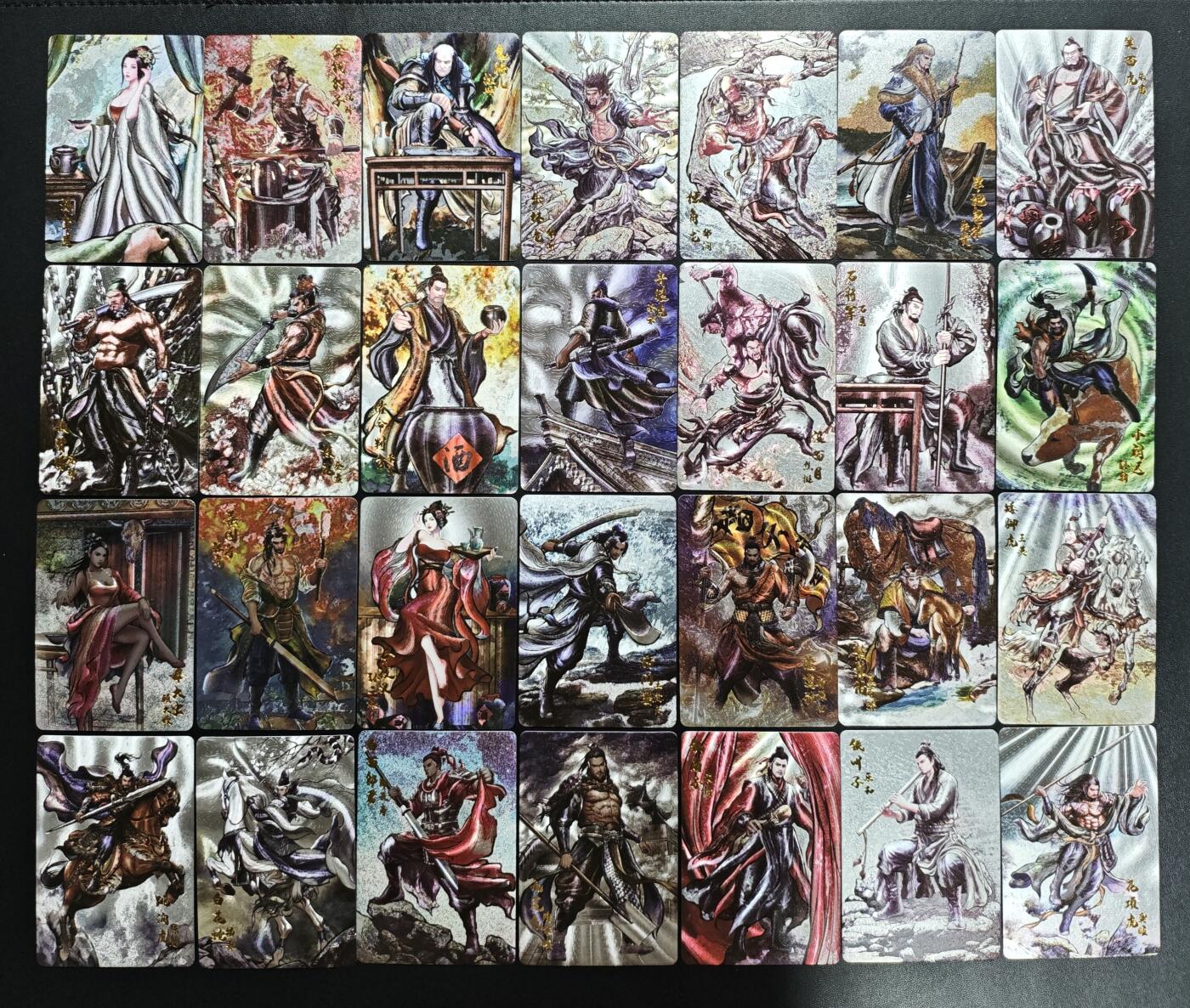 天玑星卡拍第172期《2.23周一截拍》持续收拍收评中 满赠卡需备注 卡德曼 水浒传 张建东 粗闪 128张 一套