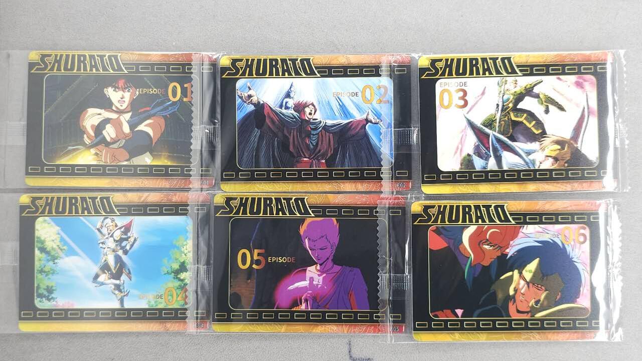 买就送PR！！龙虎卡牌-七六场（满200元包邮，无佣金，每周六结拍，欢迎送拍） 【原膜】普卡6张全 可可瑞听天空战记 剧情卡E01-06一套