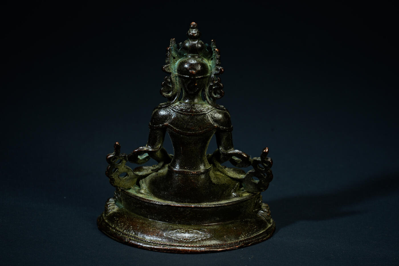 上海都达杂项专场三十一【全场包邮】  尼泊尔铜长寿佛造像89-58