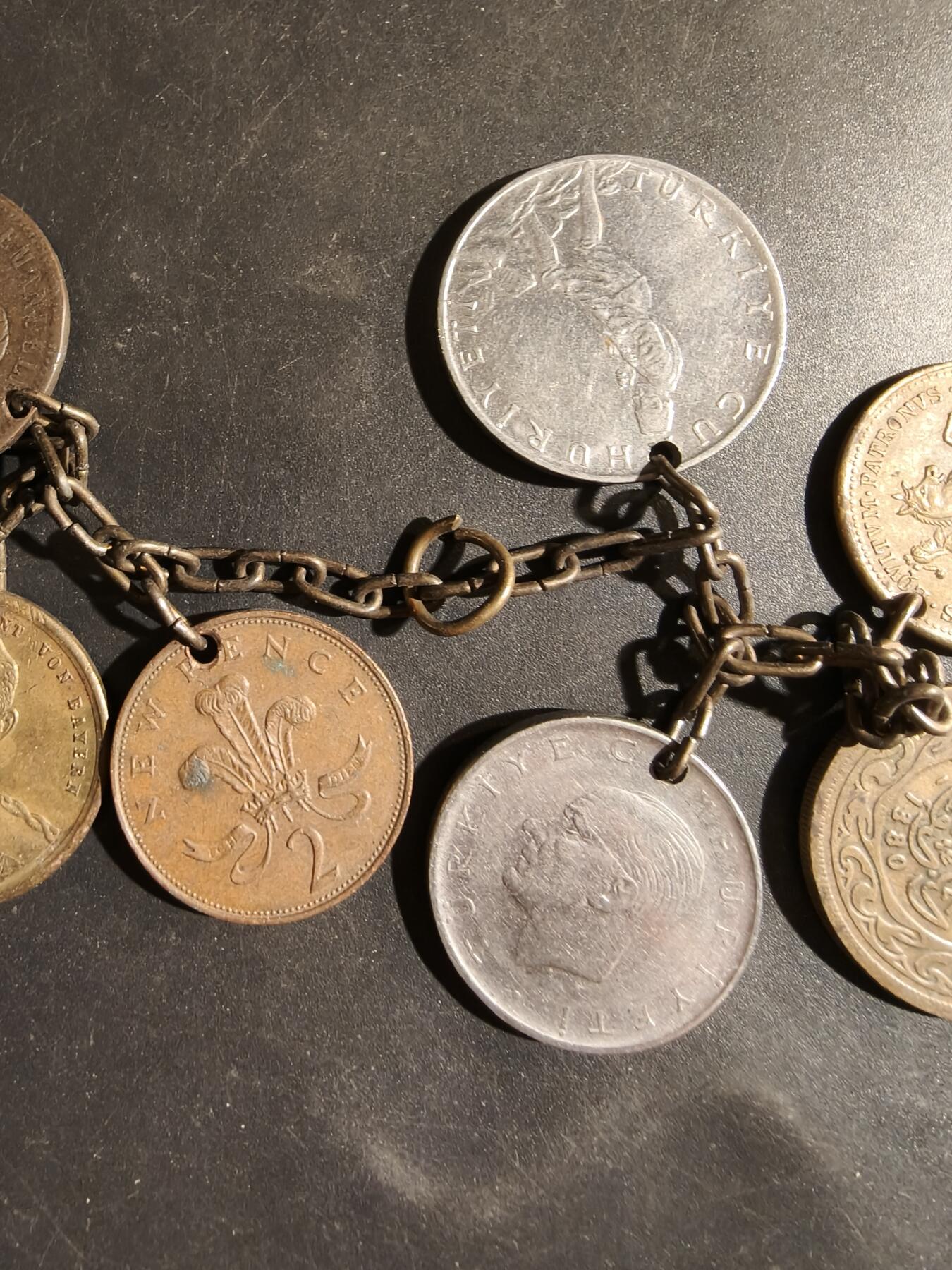 老王徽章第182期 英国、奥斯曼、意大利、德国等铜币串一组