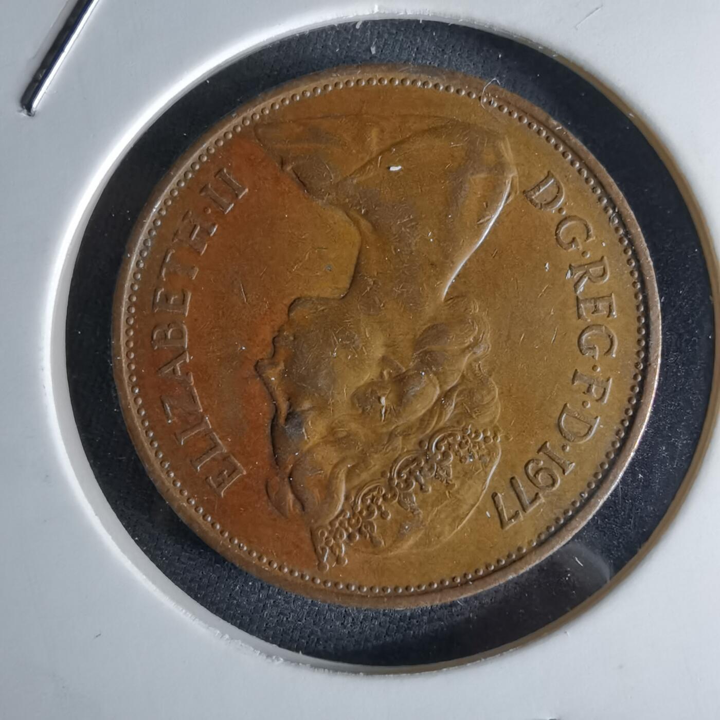 沼泽如烟--第994场 英国1977年2便士