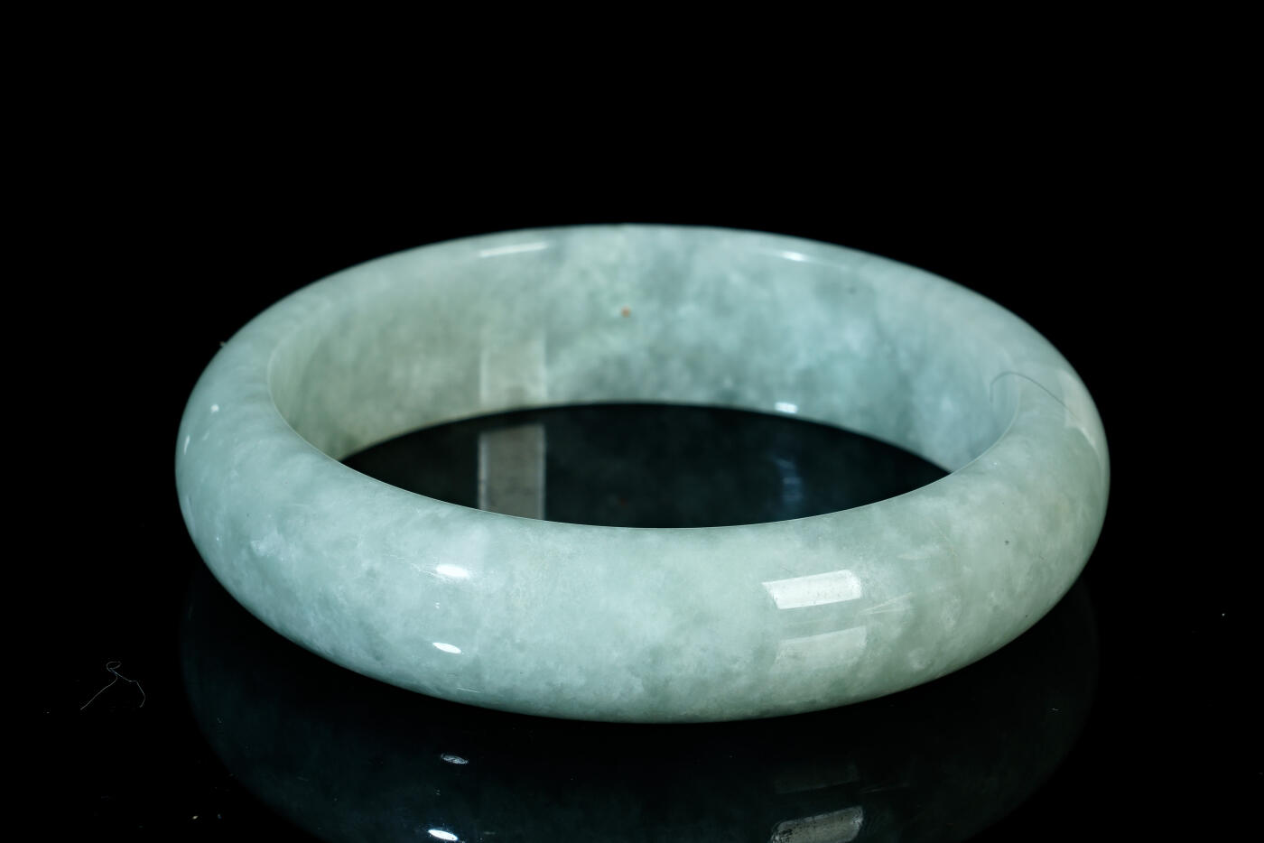 上海都达杂项专场三十一【全场包邮】  天然冰糯种翡翠手镯89-45