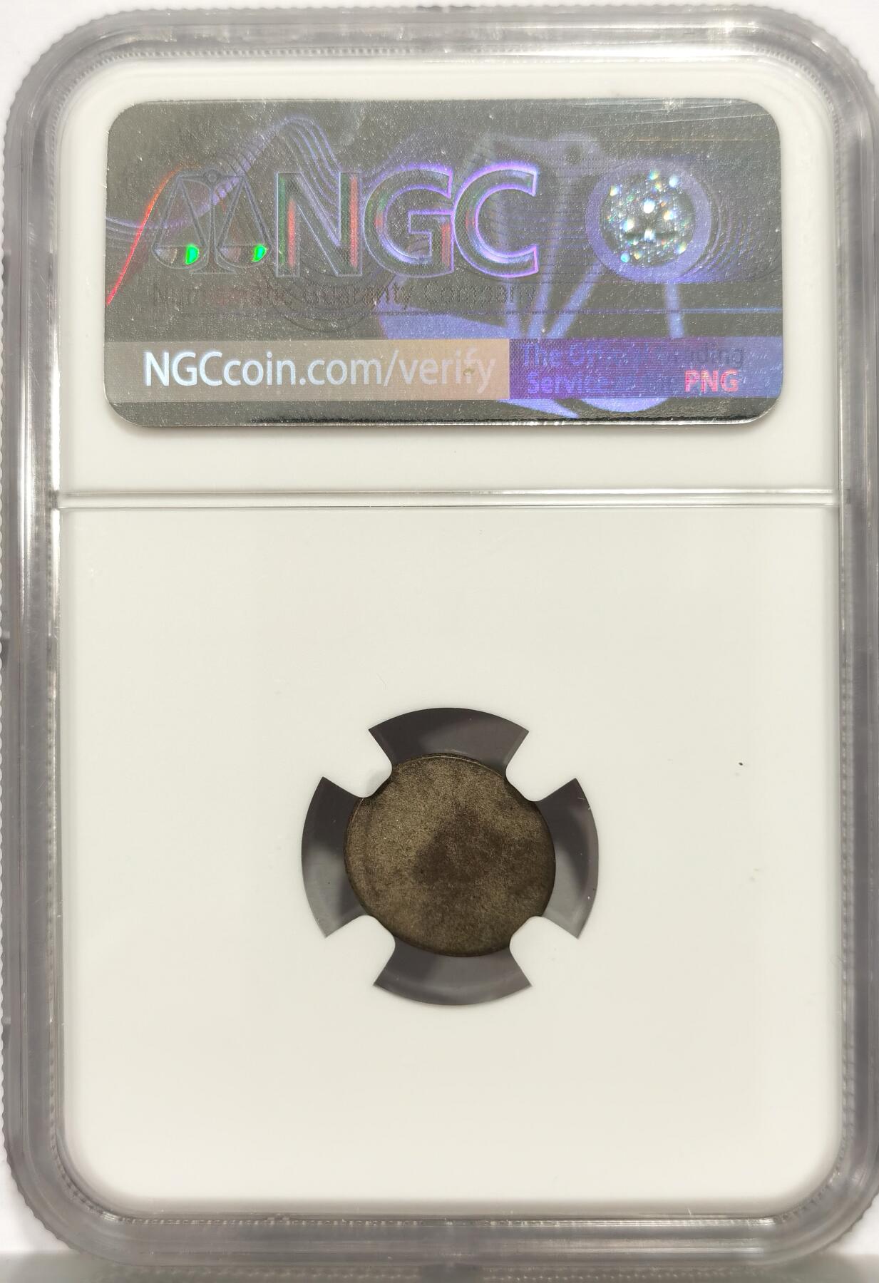 博洋堂世界钱币拍卖第162期（全场包邮） NGC MS62 柬埔寨1600-1860年神鸟2PE银币，原光淡彩，MS级百里挑一，一步到位的好品相。