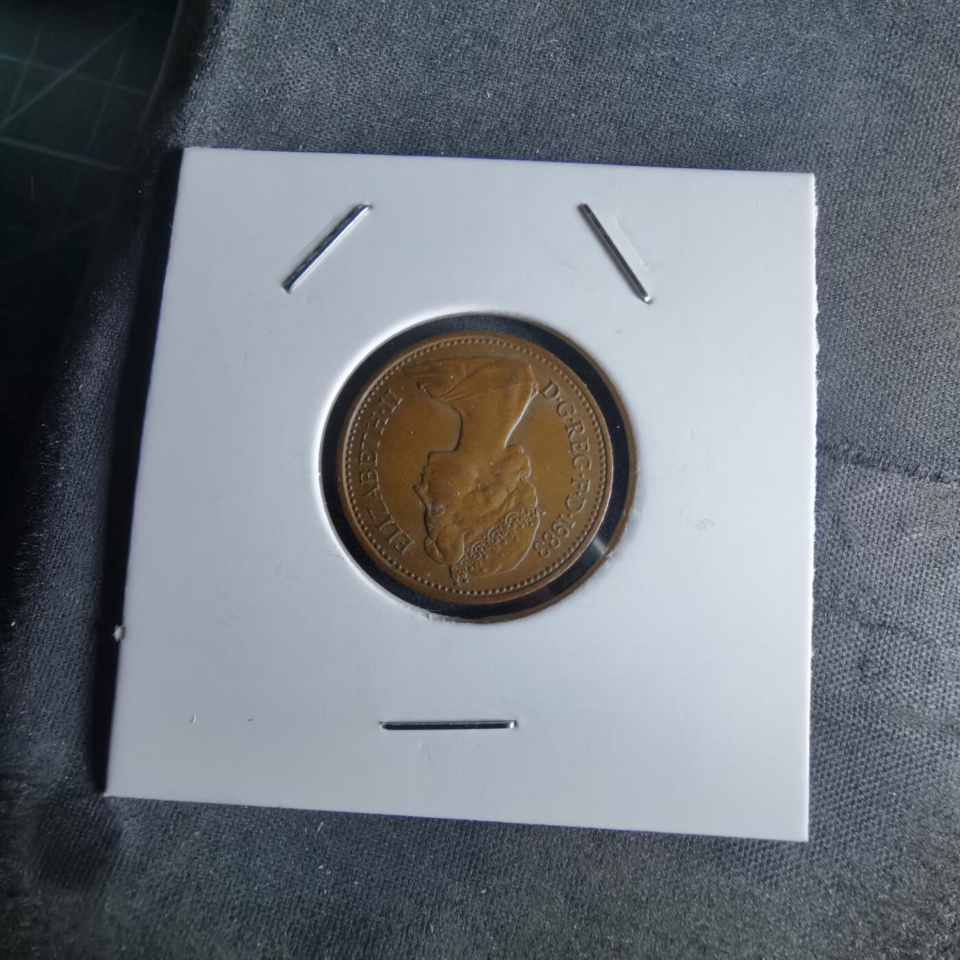 沼泽如烟--第994场 英国1983年1便士