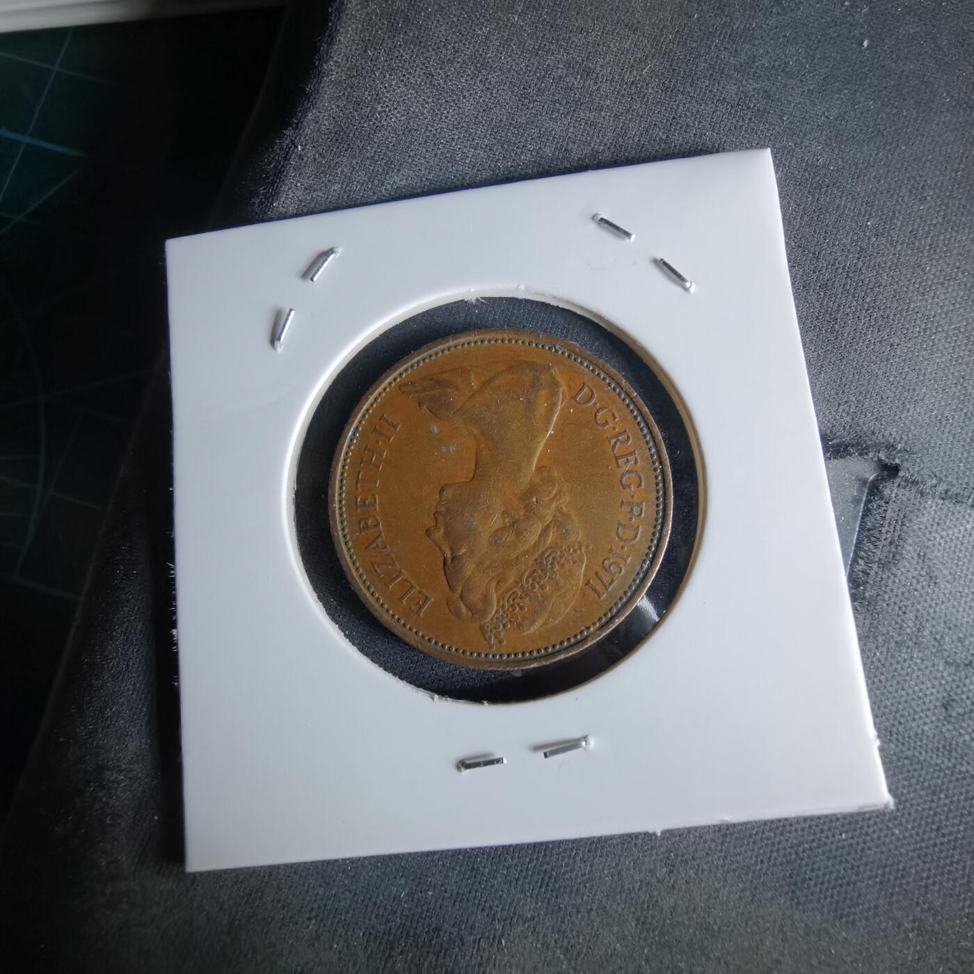 沼泽如烟--第994场 英国1971年2便士