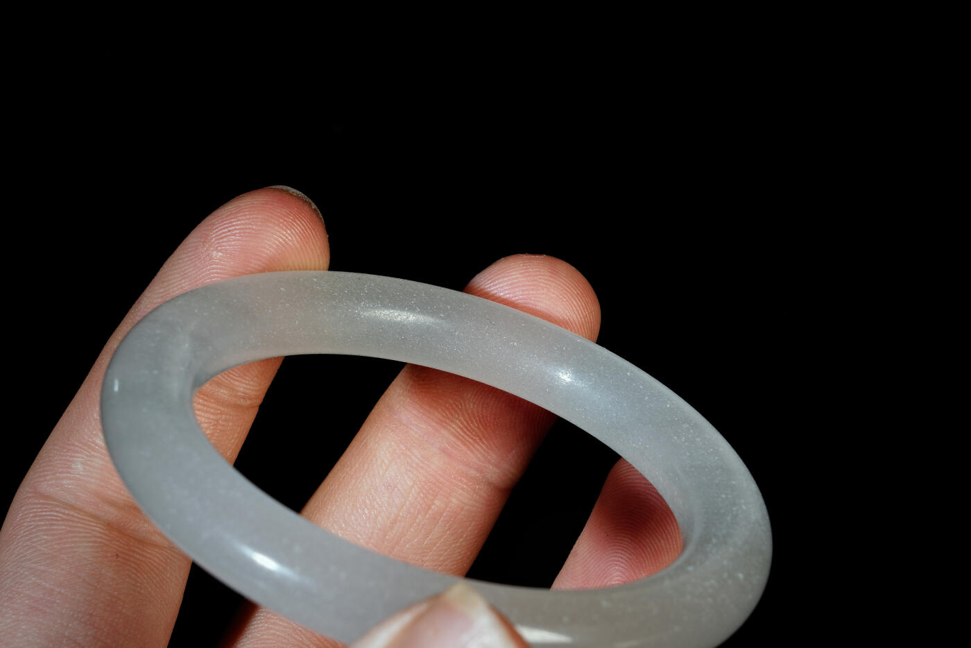 上海都达杂项专场三十一【全场包邮】  金丝玉 圆条手镯89-50