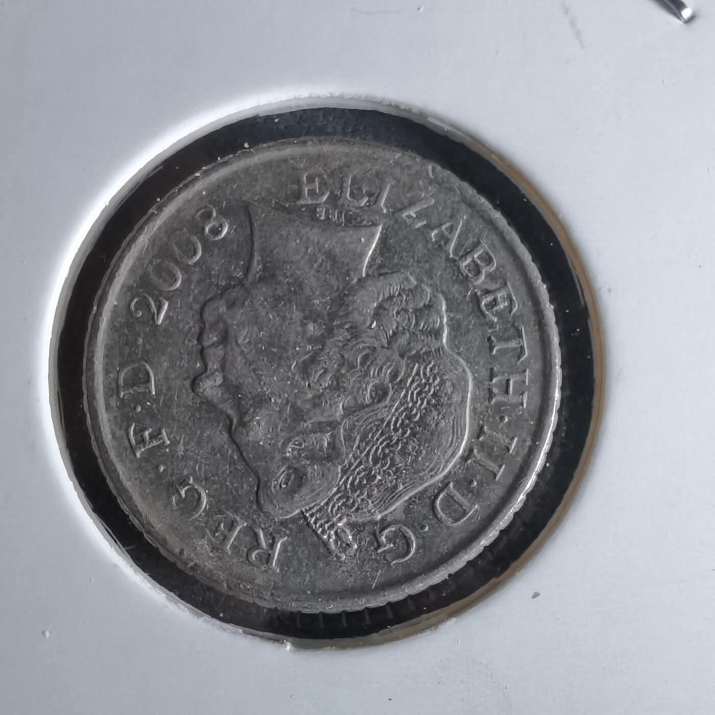 沼泽如烟--第994场 英国2008年5便士