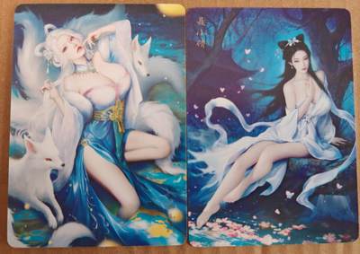 趣卡卡拍No.26期（新年场，马年大吉）（无佣金免手续费，分享成交有奖） - 【普卡】焱卡文化-问道东方-普卡-灰与-涂山氏+聂小倩