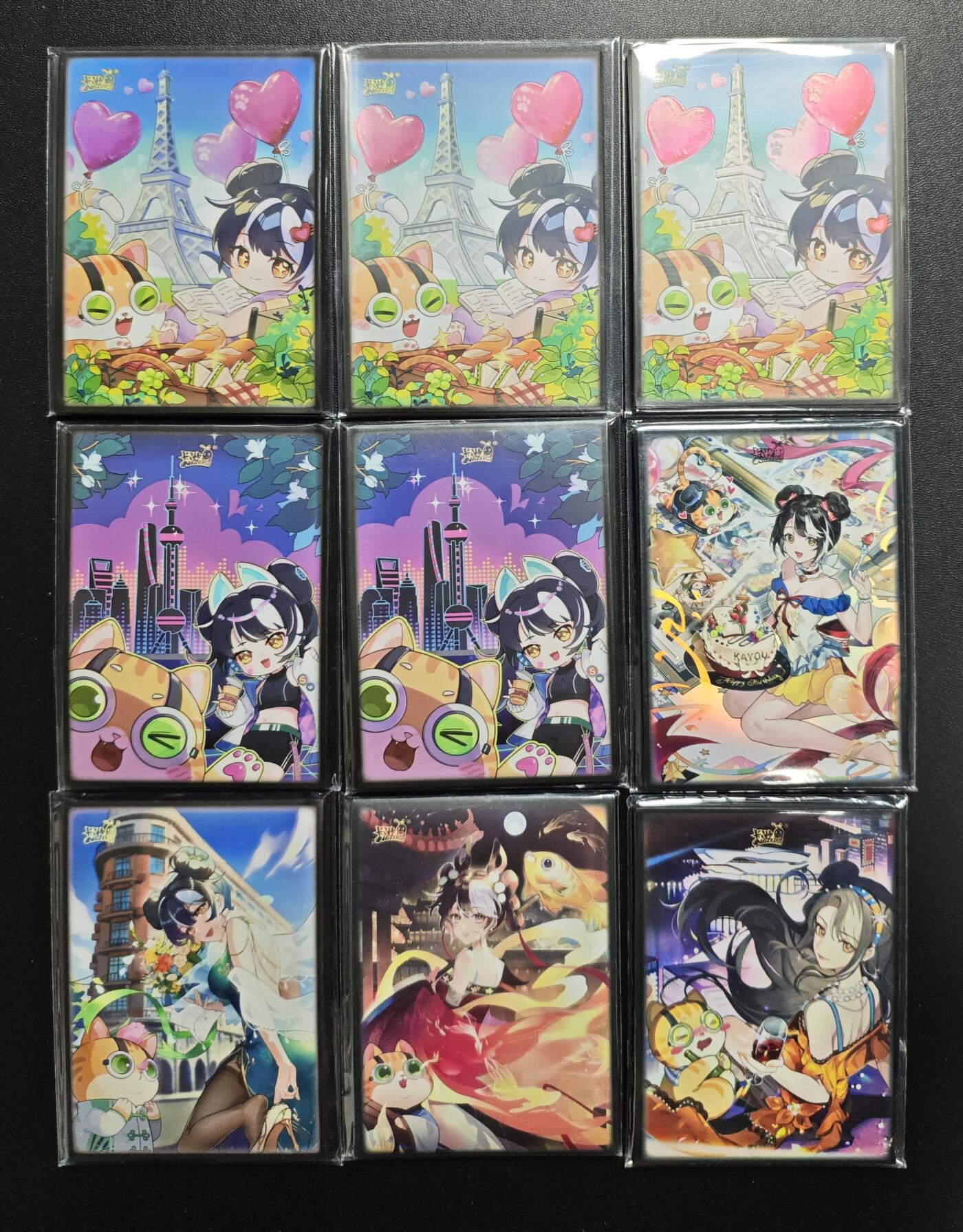 天玑星卡拍第172期《2.23周一截拍》持续收拍收评中 满赠卡需备注 卡游 官方卡套 长安长安/武康记忆/告白气球/霓虹魔都/周年快乐/港夜迷情卡套 九包