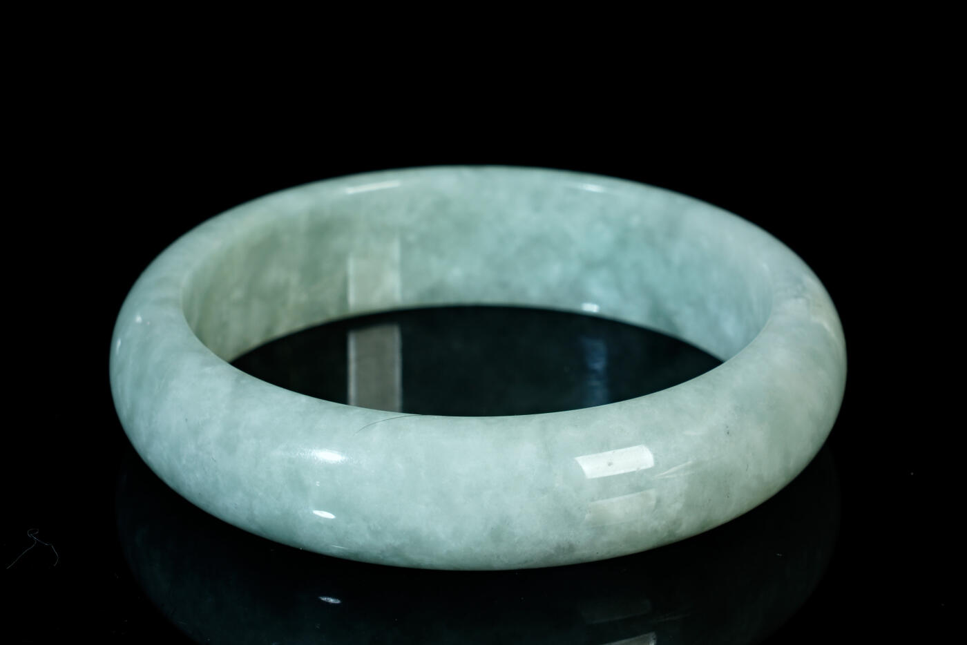 上海都达杂项专场三十一【全场包邮】  天然冰糯种翡翠手镯89-45