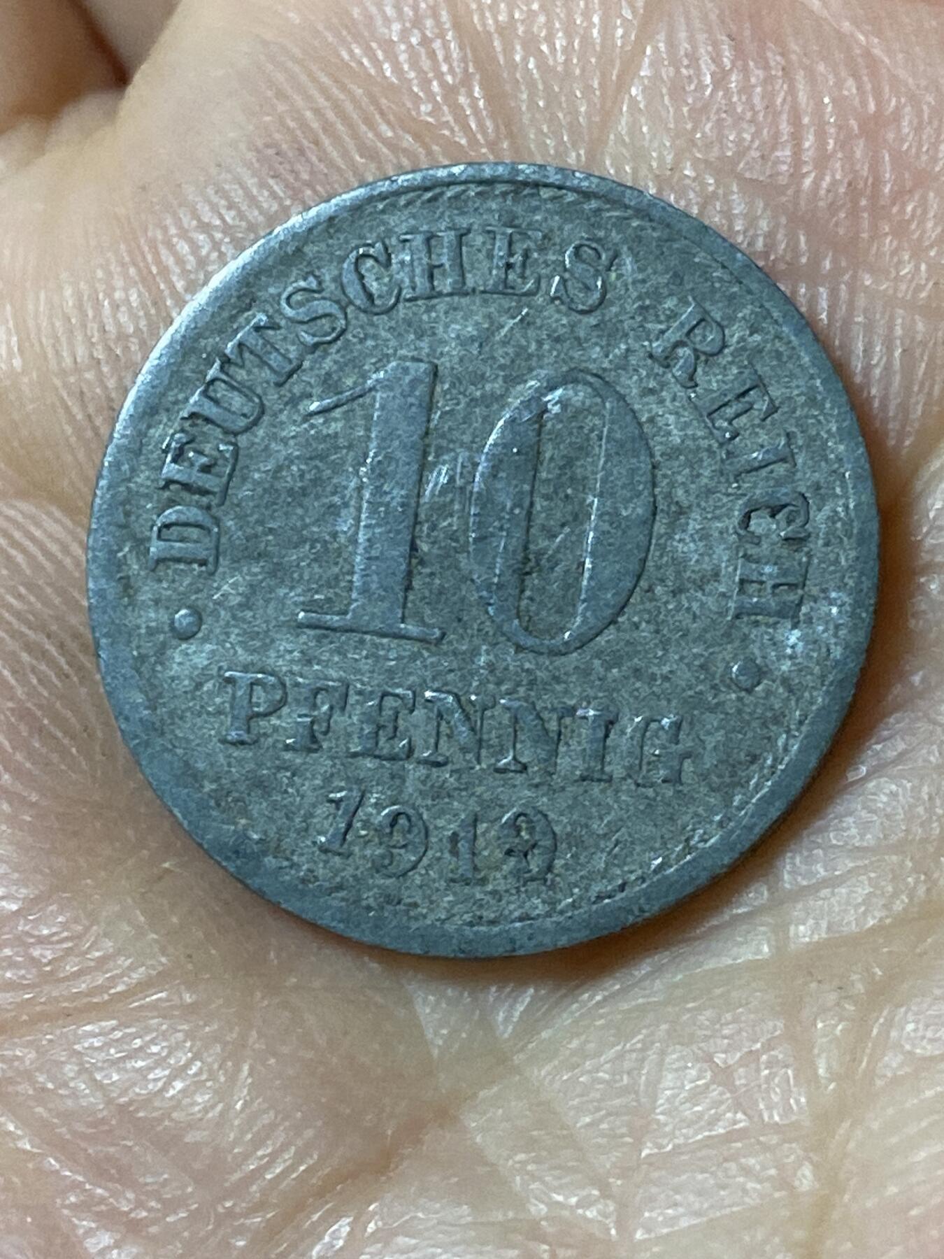 2026年第二十五场(总第一百九十四场）外国好品散币场(免佣金) 德意志帝国1919年10芬尼