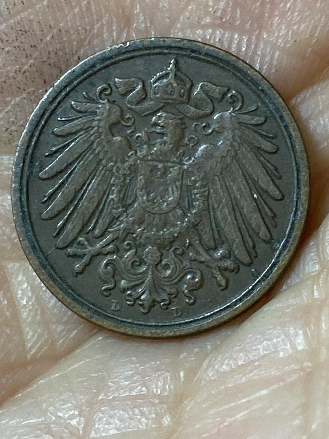 2026年第二十五场(总第一百九十四场）外国好品散币场(免佣金) 流通好品–德意志帝国1900年1芬尼(威廉二世时期，D标慕尼黑造)