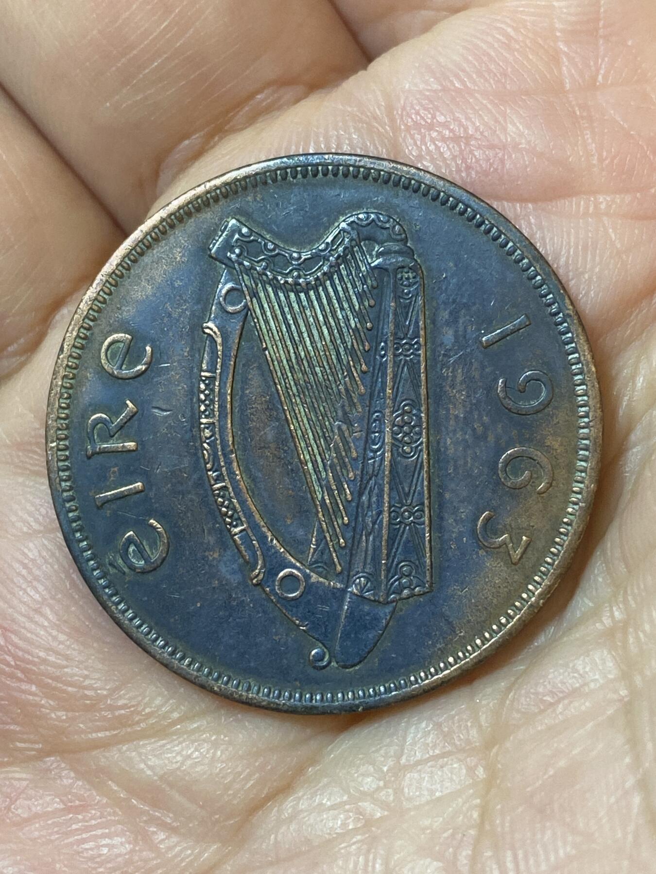 2026年第二十五场(总第一百九十四场）外国好品散币场(免佣金) 爱尔兰🇮🇪1963年1便士(共和国时期第一套)