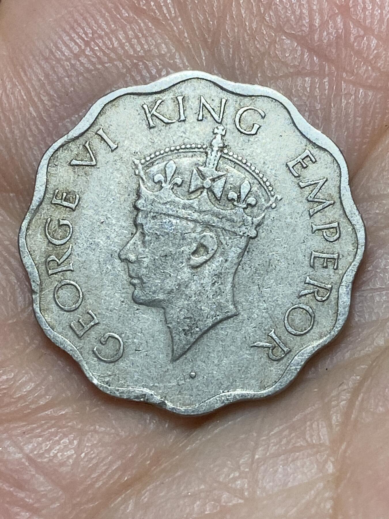 2026年第二十六场(总第一百九十五场）外国好品散币场(免佣金) 英属印度1946年1安娜(乔治六世第五版，首发年仅发行2年)