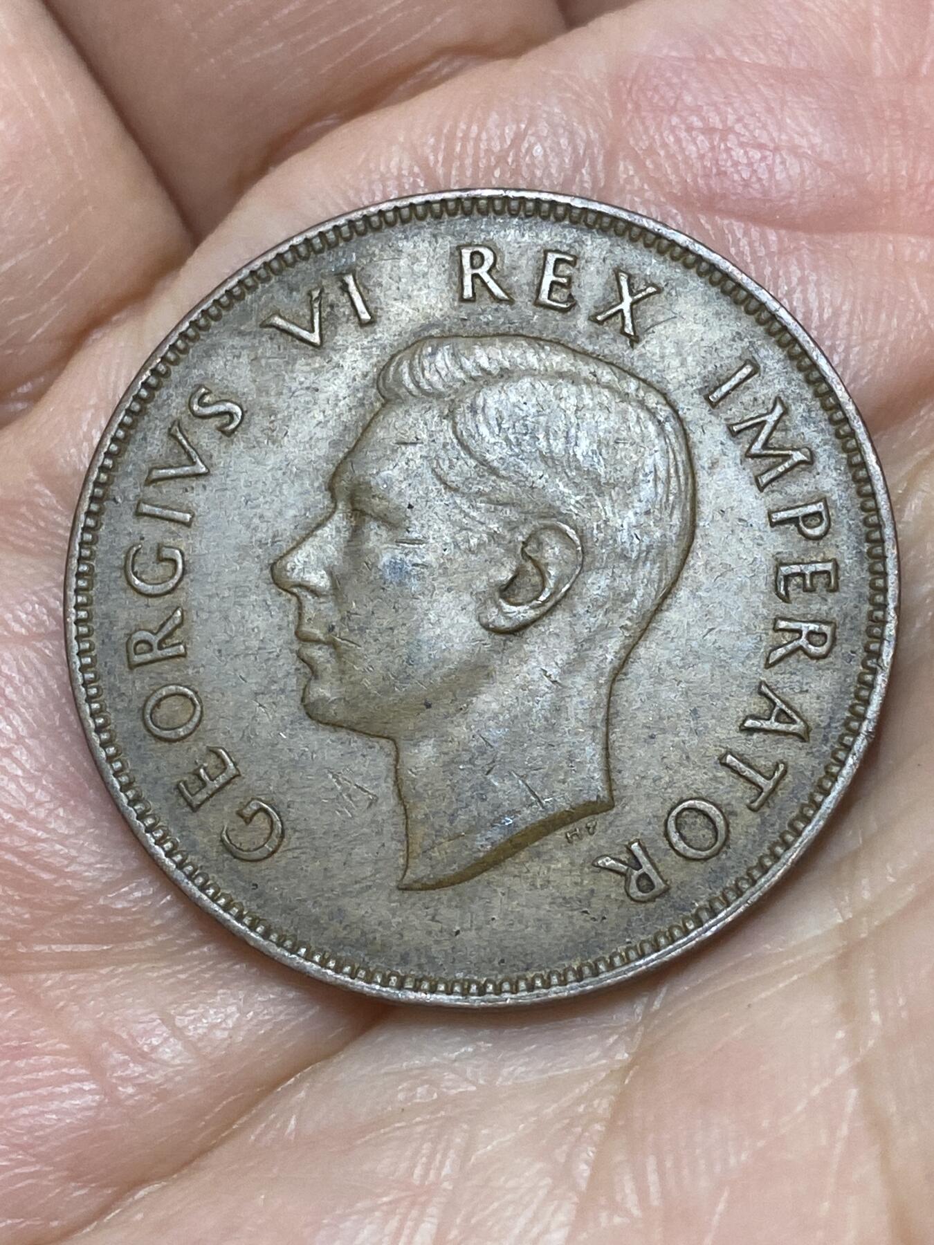 2026年第二十六场(总第一百九十五场）外国好品散币场(免佣金) 英属南非1945年1便士(乔治六世第一版)