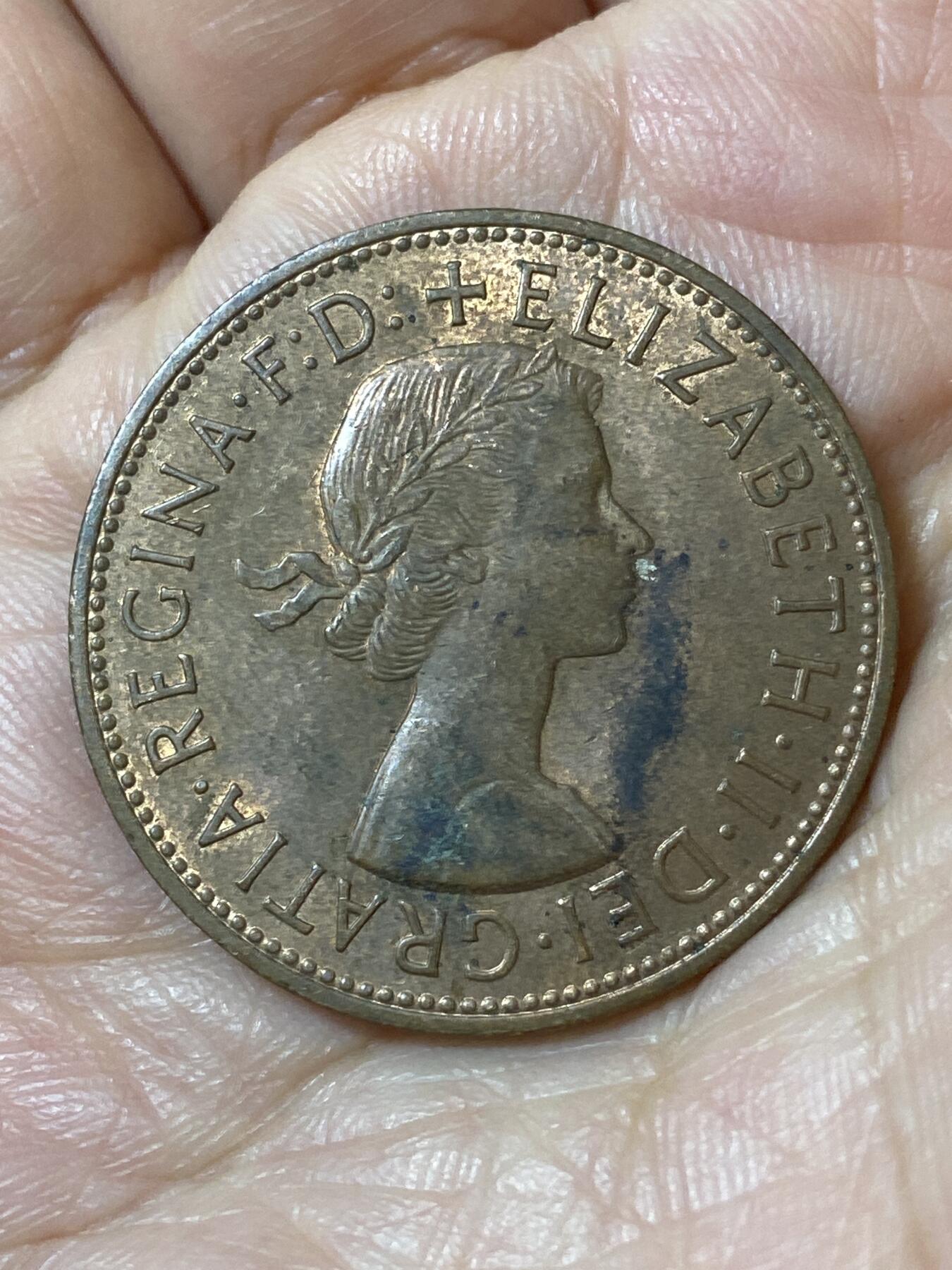 2026年第二十五场(总第一百九十四场）外国好品散币场(免佣金) 英国🇬🇧1967年1便士(伊丽莎白二世青年桂冠第二版，普制币关门年)