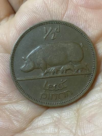 2026年第二十五场(总第一百九十四场）外国好品散币场(免佣金) - 爱尔兰🇮🇪1941年1/2便士(共和国时期第一套)