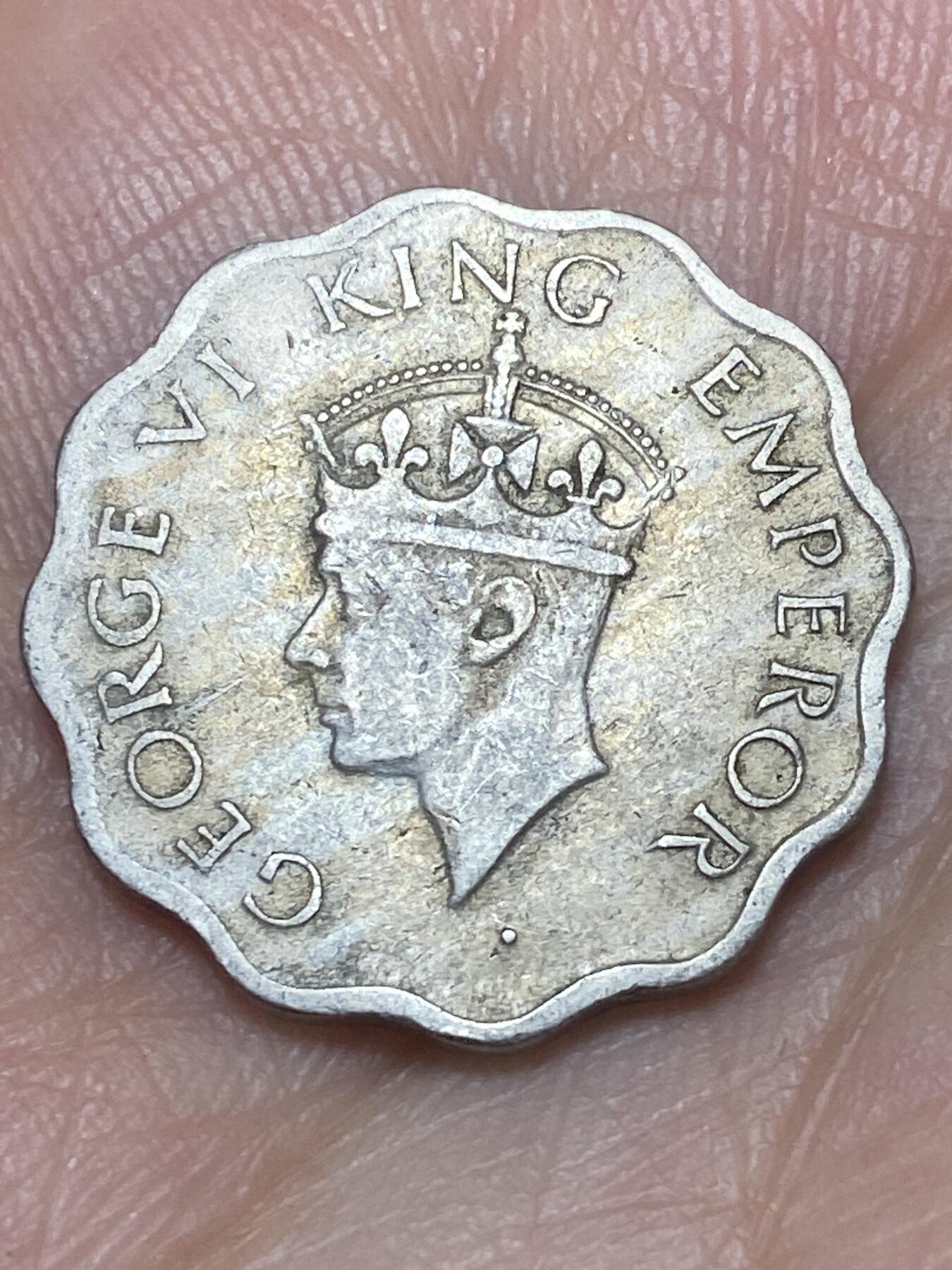 2026年第二十六场(总第一百九十五场）外国好品散币场(免佣金) 英属印度1946年1安娜(乔治六世第五版，首发年仅发行2年)