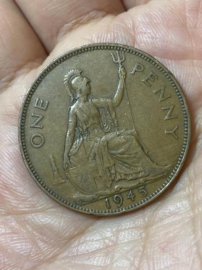 2026年第二十五场(总第一百九十四场）外国好品散币场(免佣金) - 英国🇬🇧1945年1便士(乔治六世第一版)