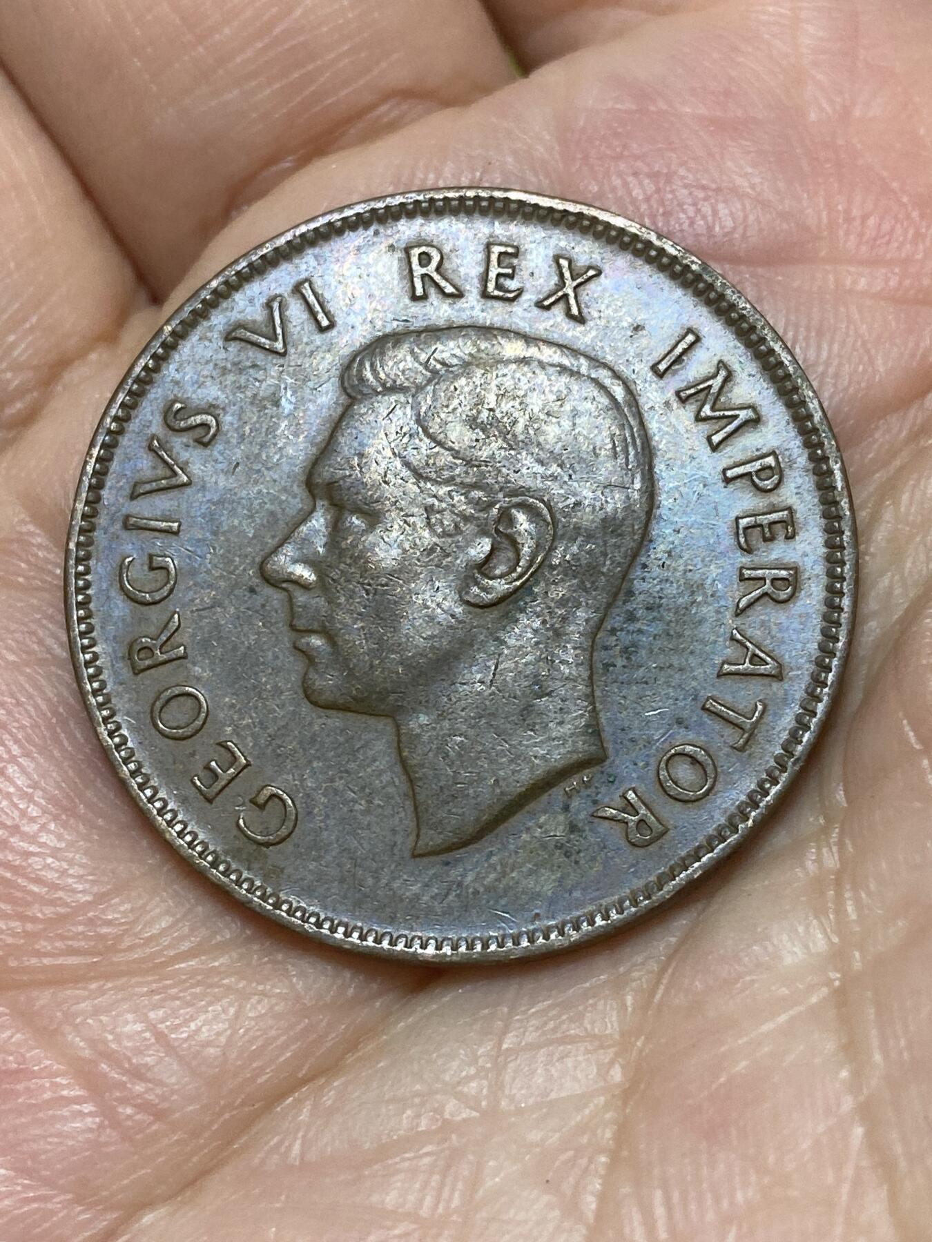 2026年第二十六场(总第一百九十五场）外国好品散币场(免佣金) 英属南非1941年1便士(乔治六世第一版)