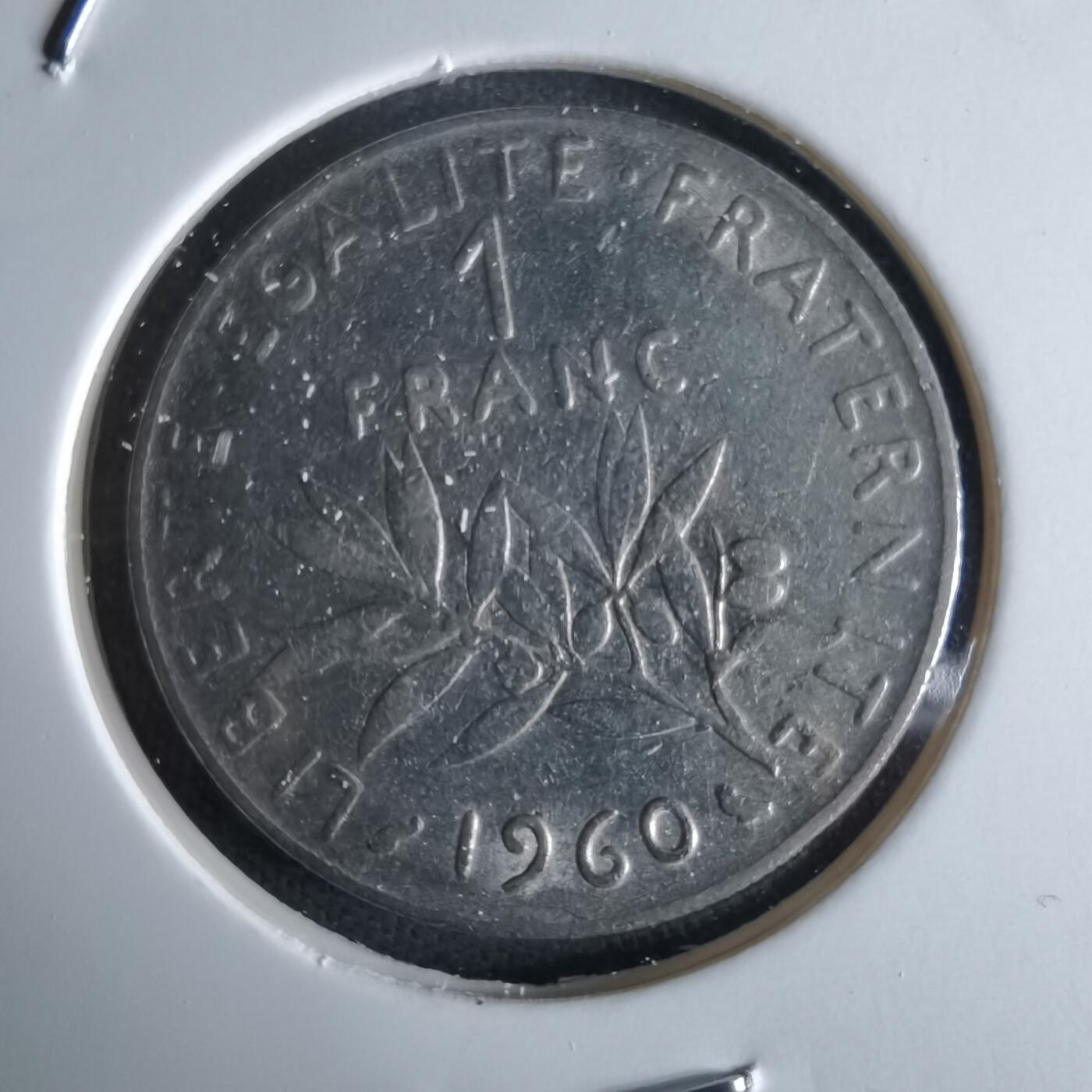 沼泽如烟--第994场 法国1960年1法郎