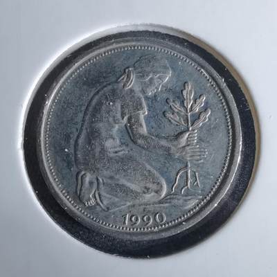 沼泽如烟--第995场 - 德国1990年50芬尼