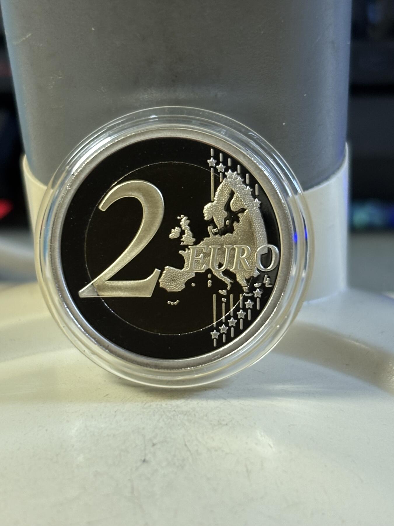 第191期拍卖 意大利2024年金融警卫队成立250周年2欧精制双色币，8.5克，发行15000枚