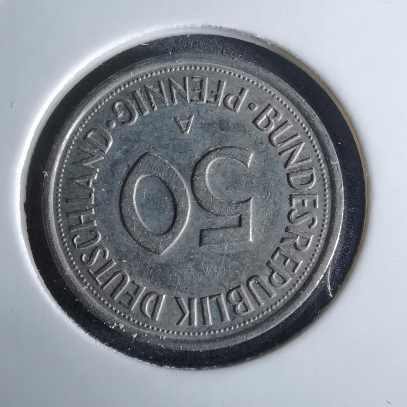 沼泽如烟--第995场 德国1990年50芬尼