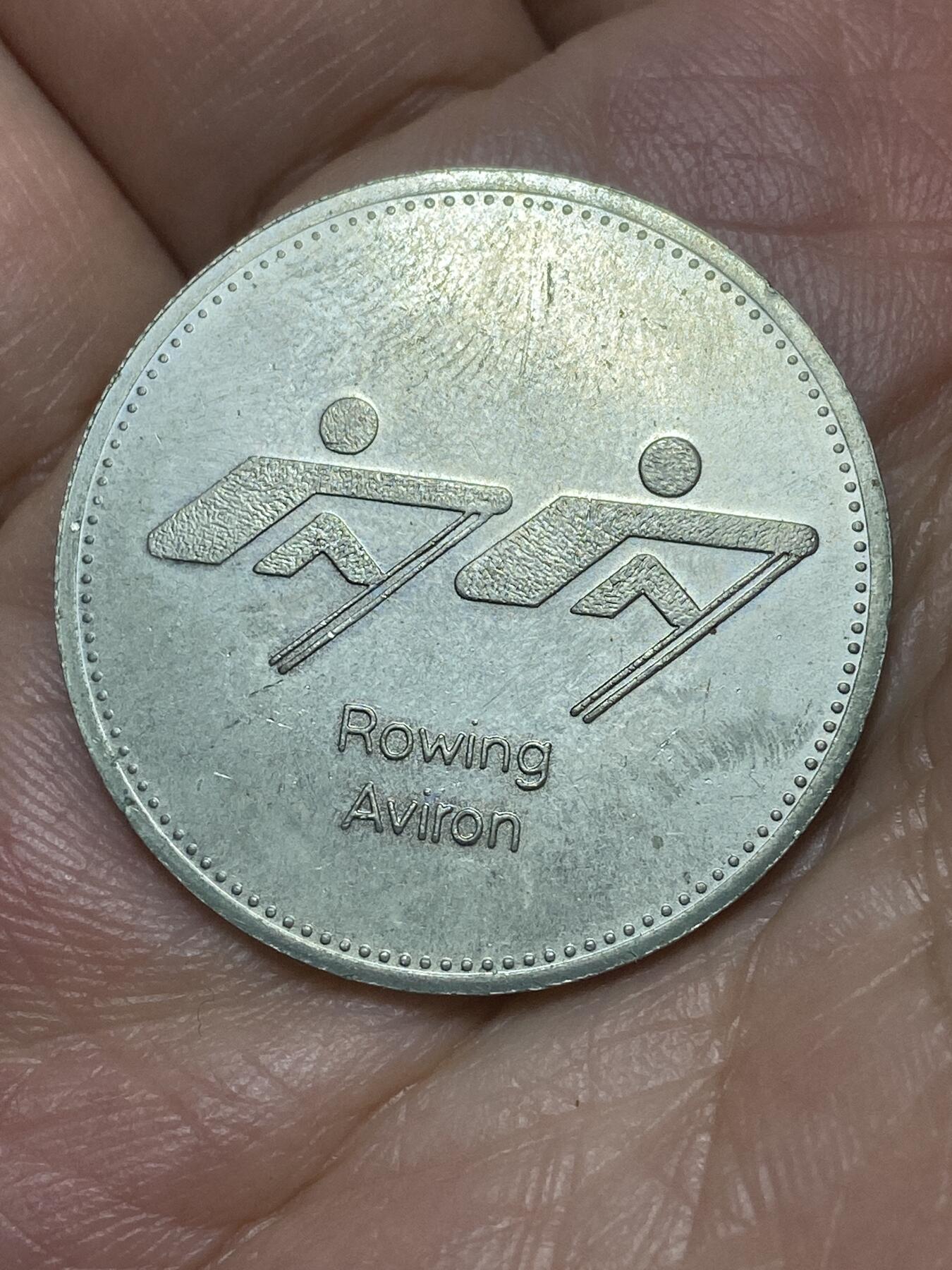 2026年第二十六场(总第一百九十五场）外国好品散币场(免佣金) 加拿大🇨🇦1980年纪念章(加拿大奥林匹克信托基金发行，赛艇比赛纪念章)