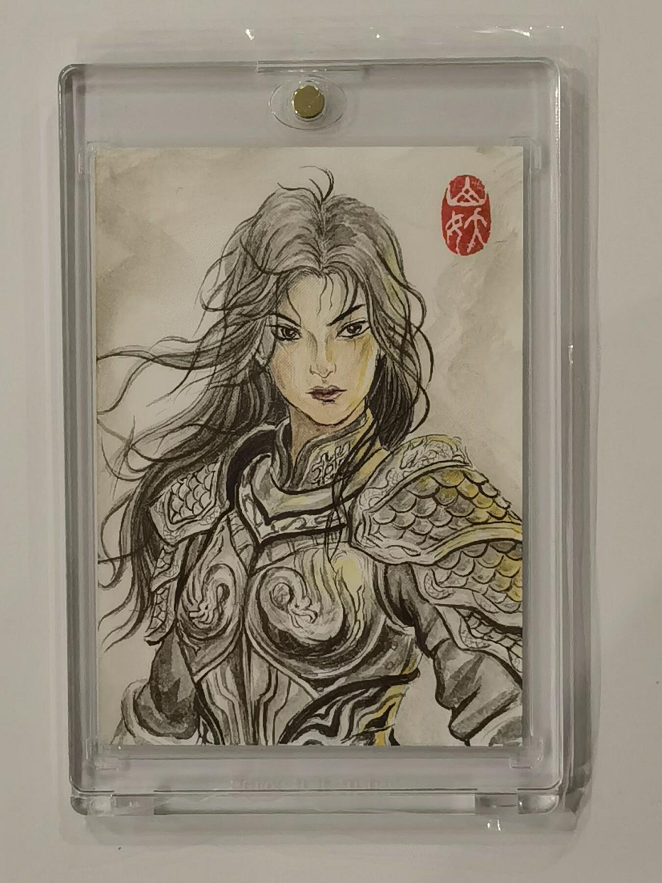 言遇卡牌【新春贺岁场2026.2.22晚22：00截拍】新人闲置欢迎捡漏 【手绘卡】【亲签】花木兰 画师山妖 卡背亲签  带卡砖 