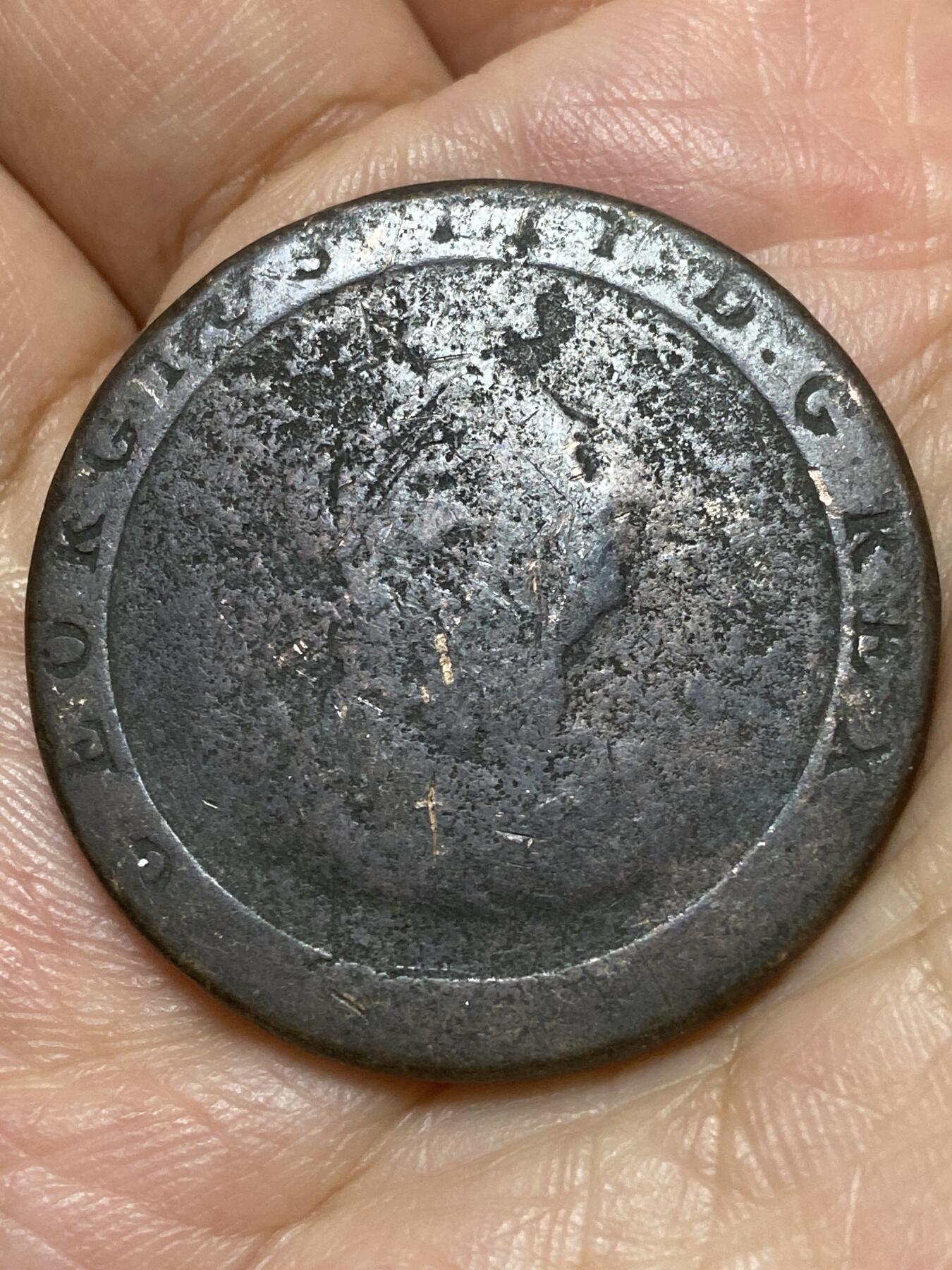 2026年第二十六场(总第一百九十五场）外国好品散币场(免佣金) 英国🇬🇧1797年车轮1便士(乔治三世时期)