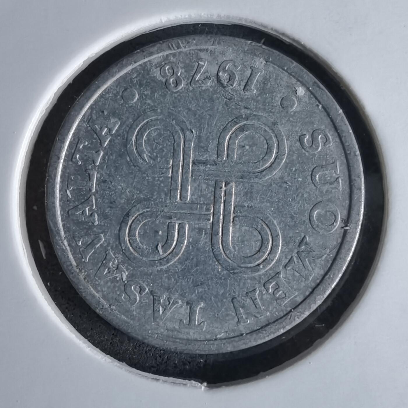 沼泽如烟--第994场 芬兰1978年5芬尼