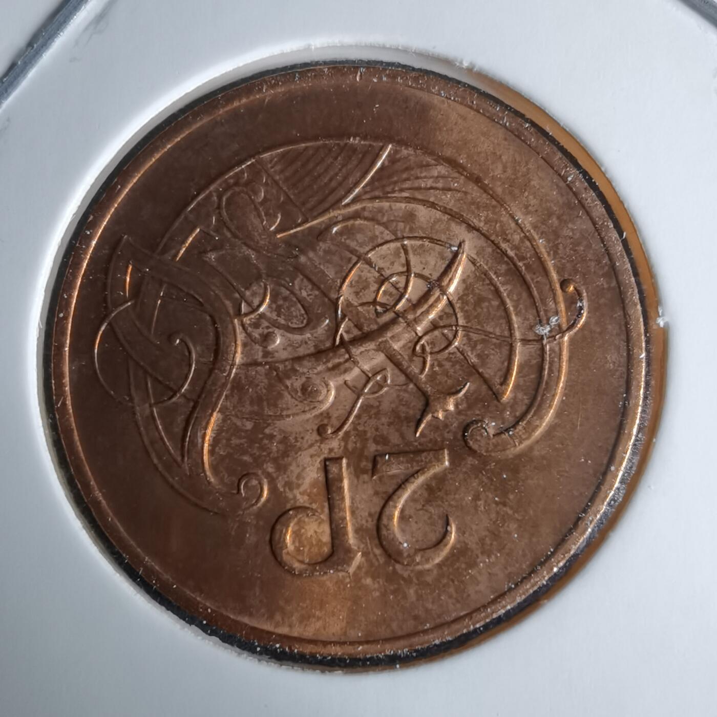 沼泽如烟--第995场 爱尔兰1982年2便士