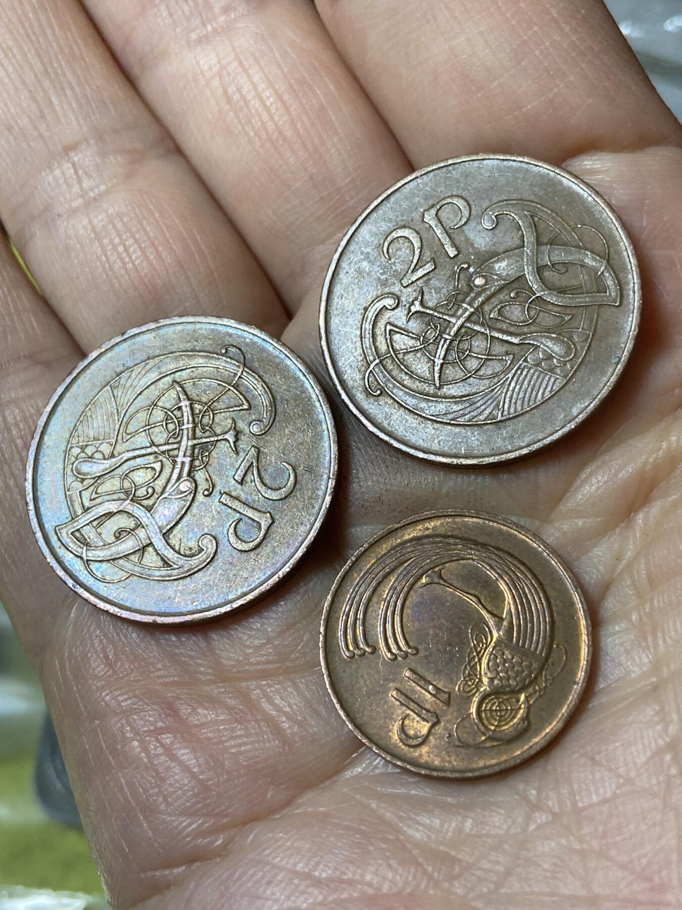 2026年第二十五场(总第一百九十四场）外国好品散币场(免佣金) 爱尔兰🇮🇪3枚：1979年86年2便士，1980年1便士(共和国时期第二套第一版)