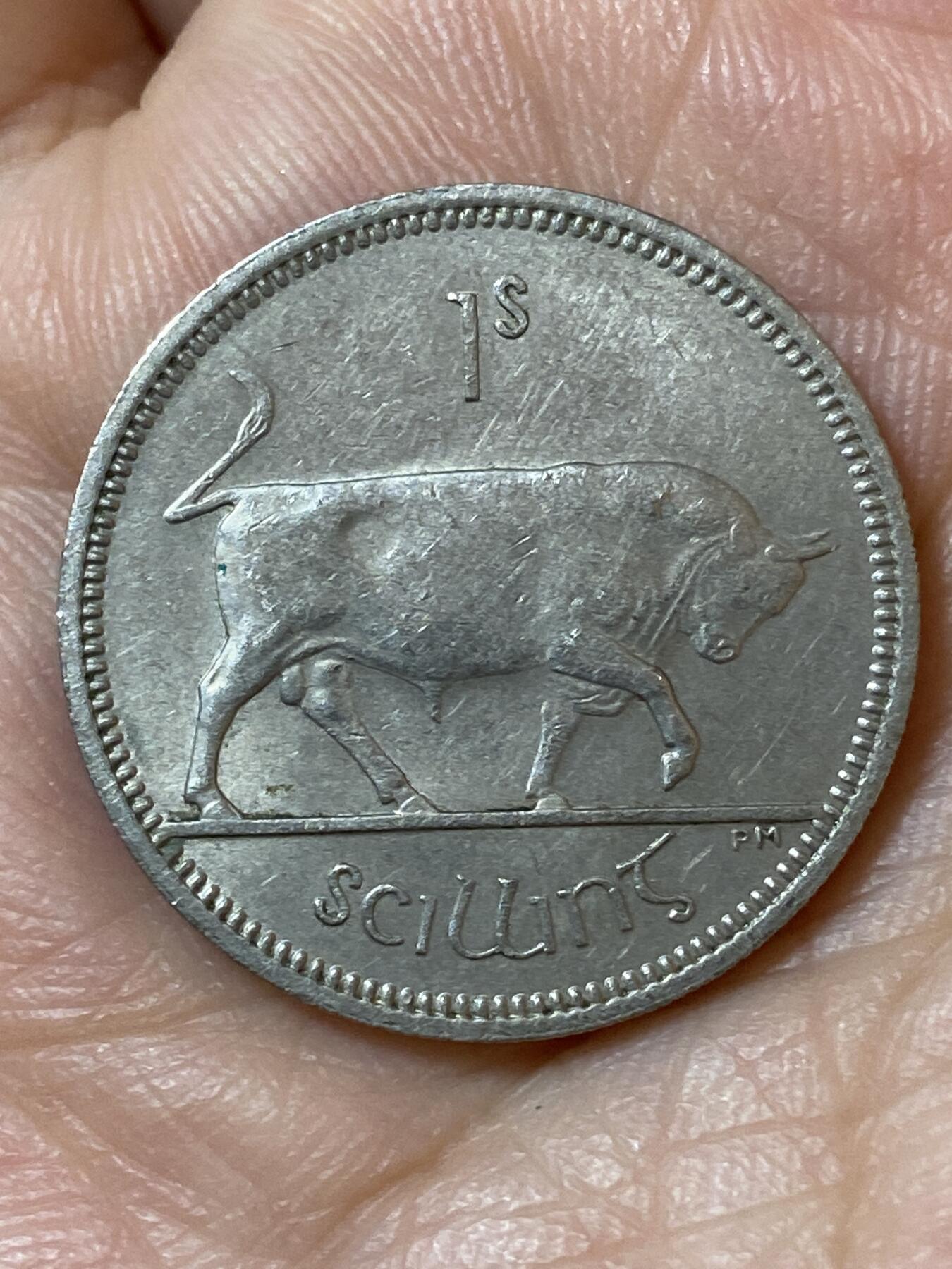 2026年第二十五场(总第一百九十四场）外国好品散币场(免佣金) 爱尔兰🇮🇪1968年1先令(共和国时期第一套第二版)