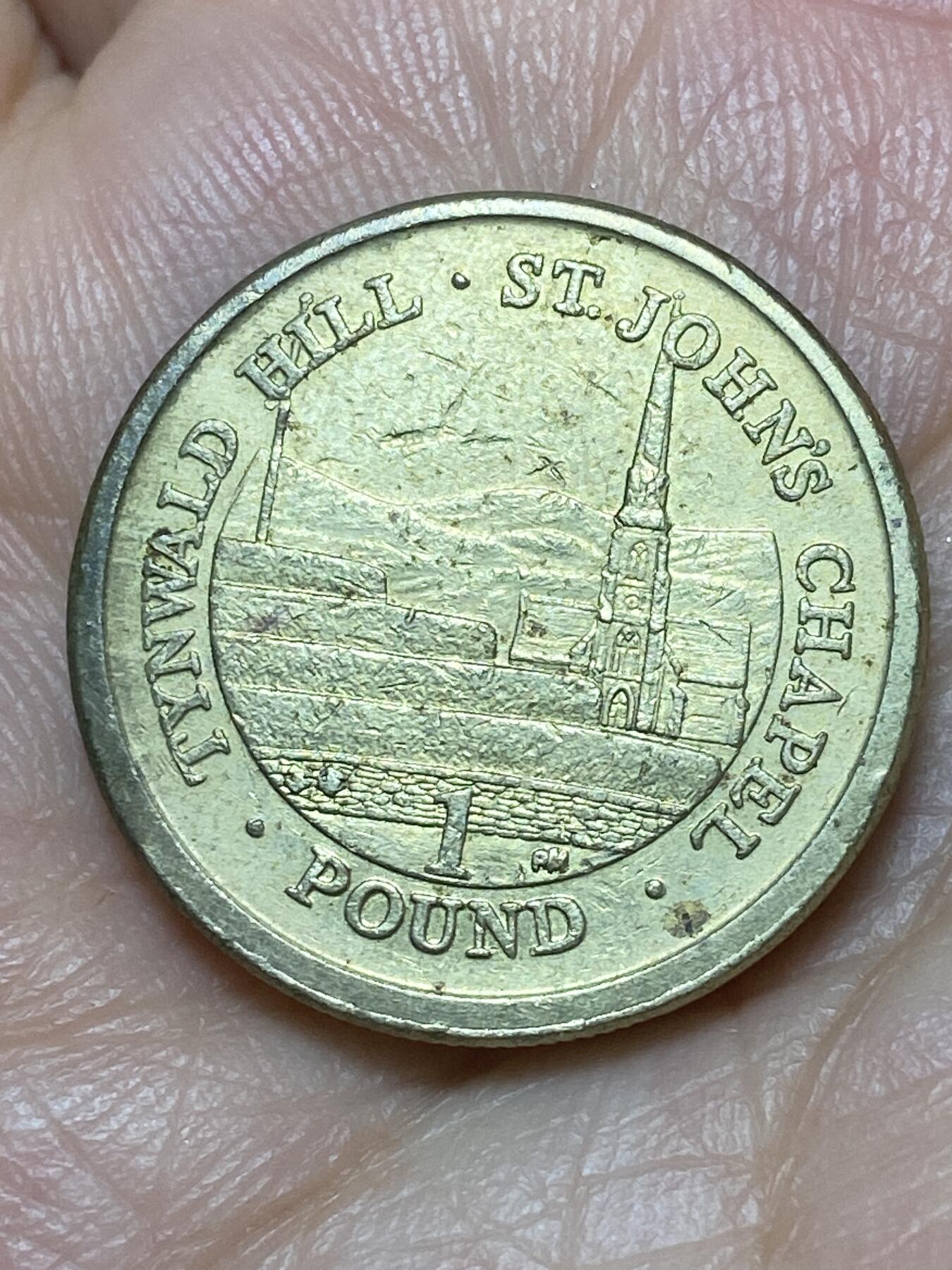 2026年第二十六场(总第一百九十五场）外国好品散币场(免佣金) 少见–英属马恩岛🇮🇲2014年1英镑(伊丽莎白二世老年第三套)