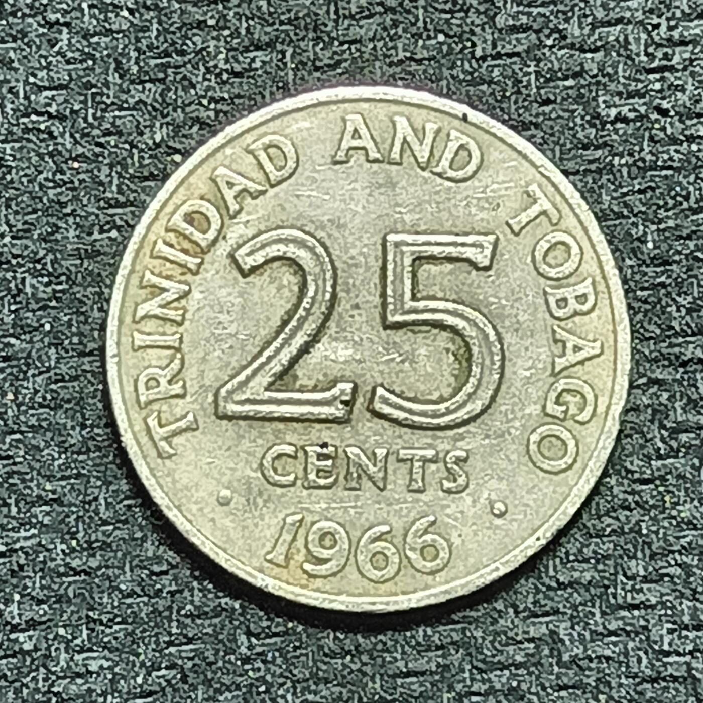 逸泉钱币2026年B组世界各国纪念币硬币第十一场1616-1886 1655特立尼达和多巴哥25分