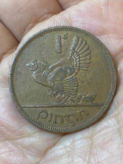 2026年第二十五场(总第一百九十四场）外国好品散币场(免佣金) - 爱尔兰🇮🇪1963年1便士(共和国时期第一套)