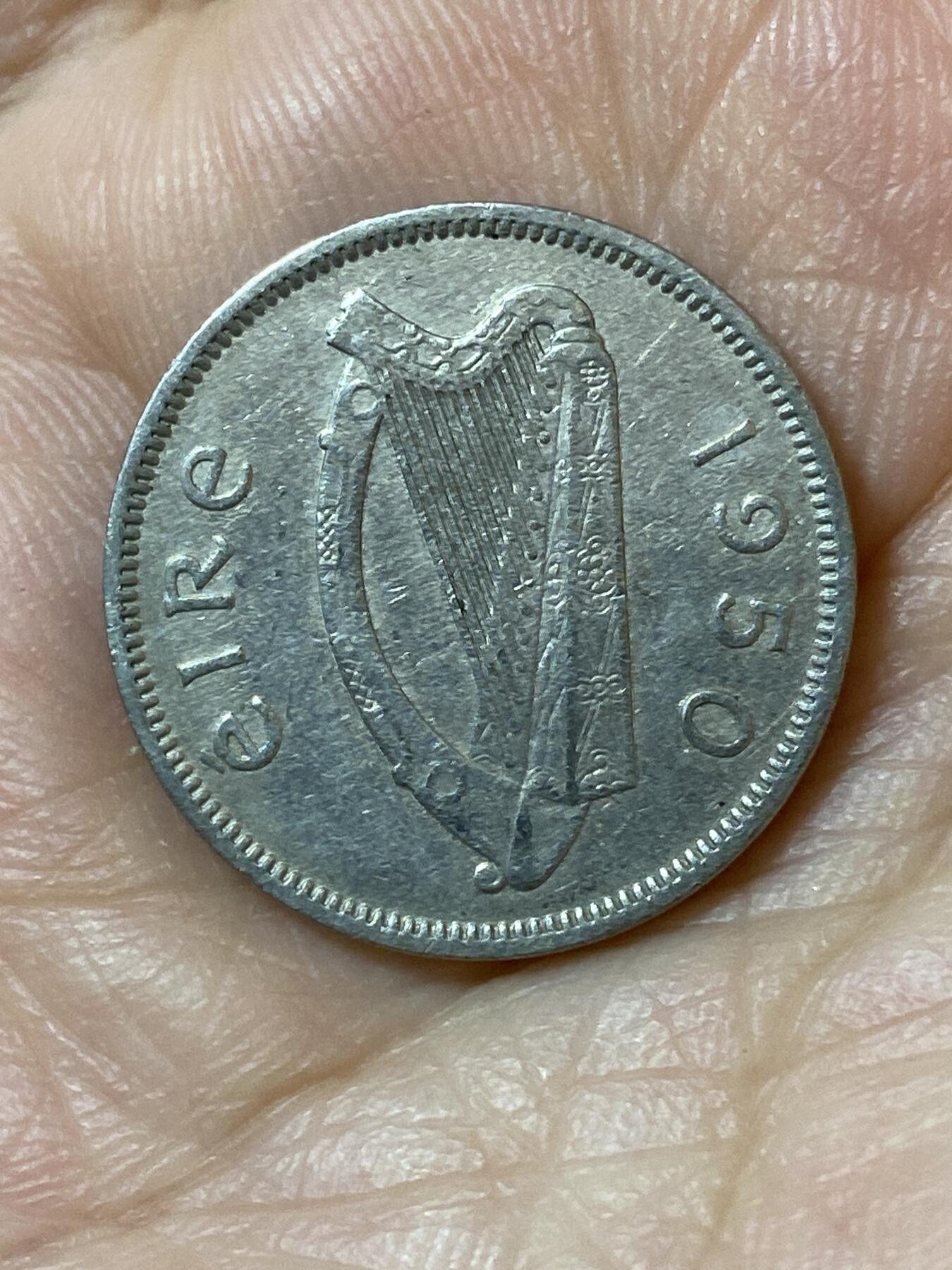 2026年第二十五场(总第一百九十四场）外国好品散币场(免佣金) 爱尔兰🇮🇪1950年6便士(共和国时期第一套第二版)