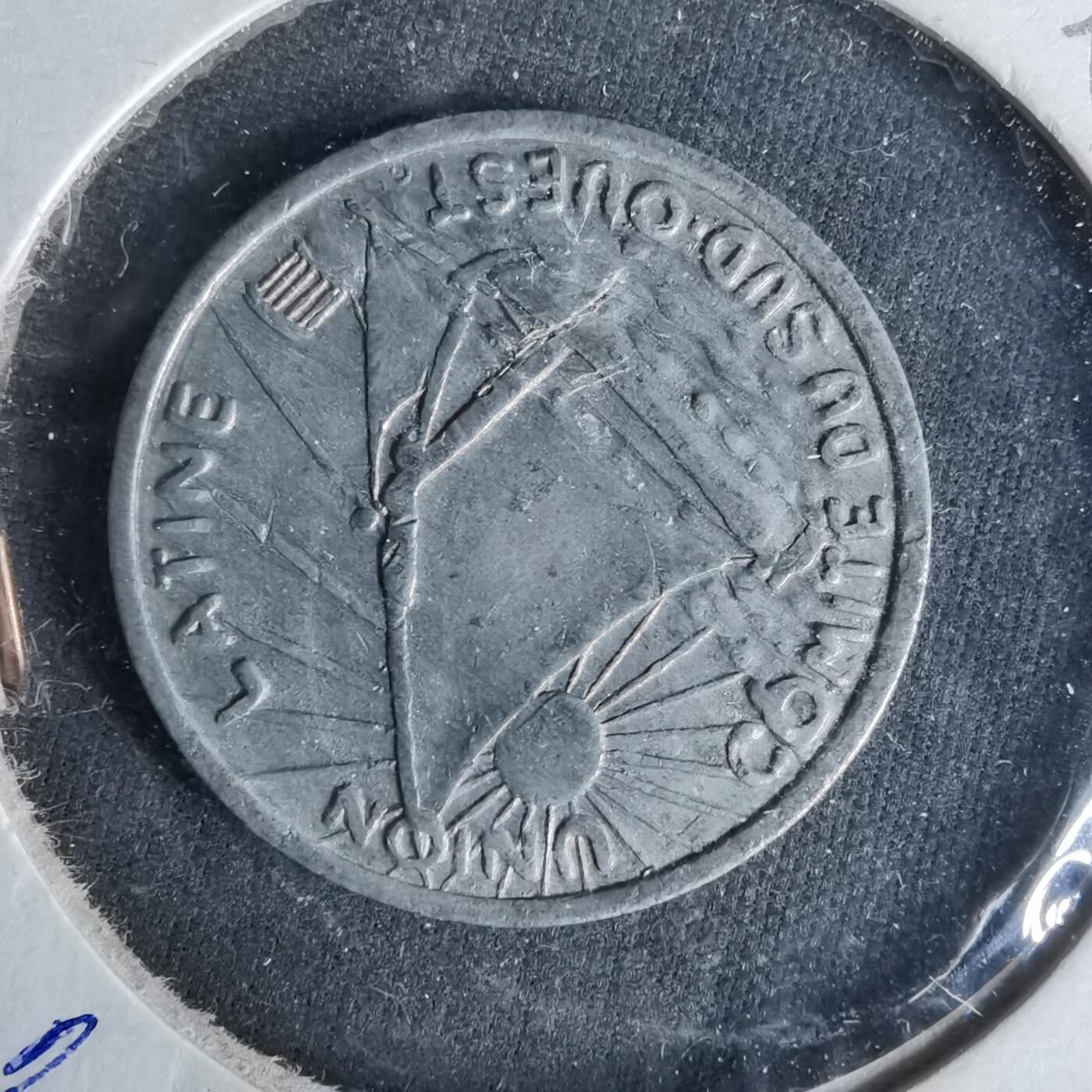 沼泽如烟--第993场 1930年法国图卢兹（Toulouse）发行的“拉丁联盟”紧急代用币（Necessity Token）