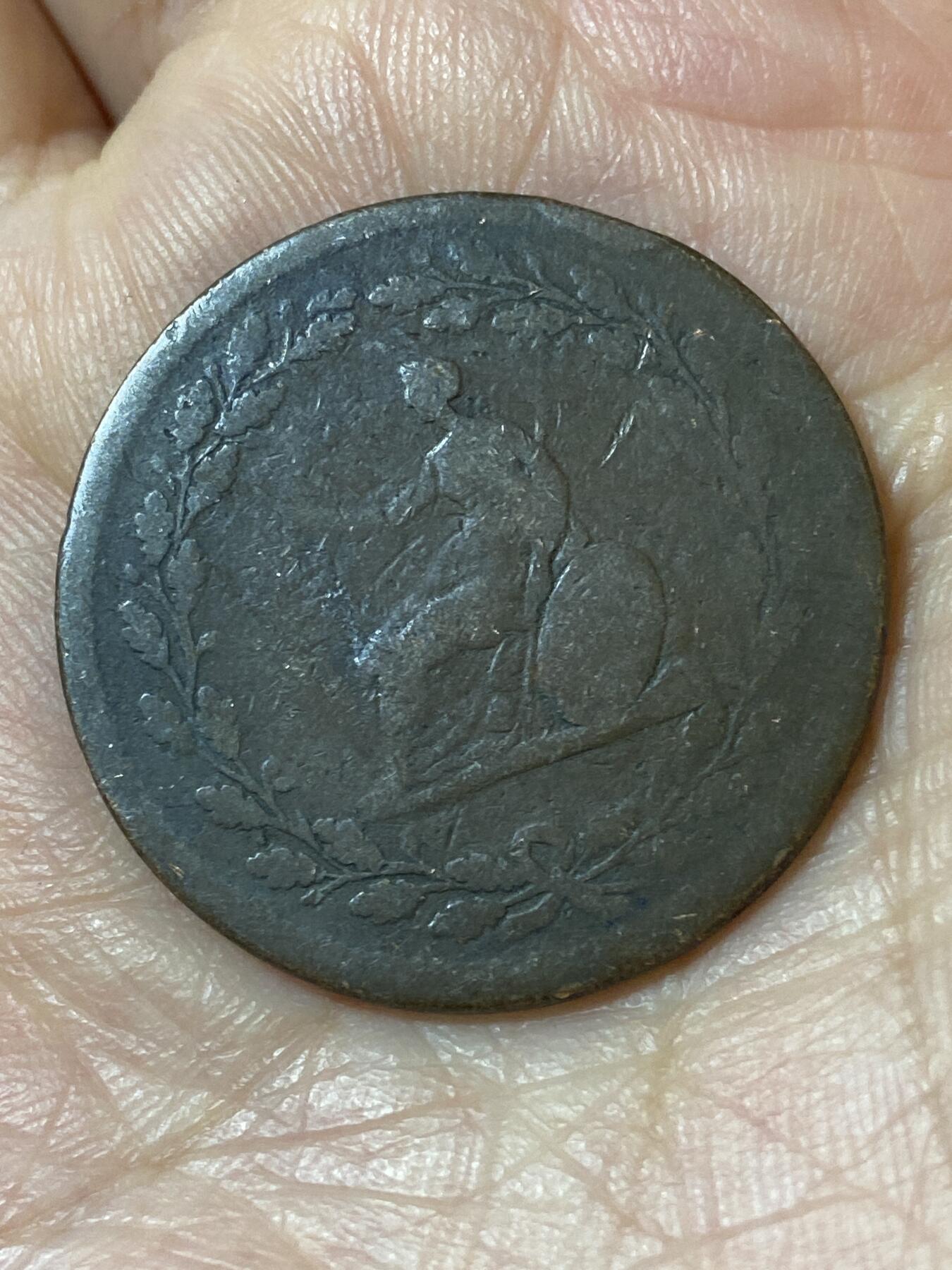 2026年第二十五场(总第一百九十四场）外国好品散币场(免佣金) 少见–英国🇬🇧1809年至1810年1/2便士代币(布鲁图斯头像代币，英国铜业公司在埃塞克斯郡沃尔瑟姆斯托发行)