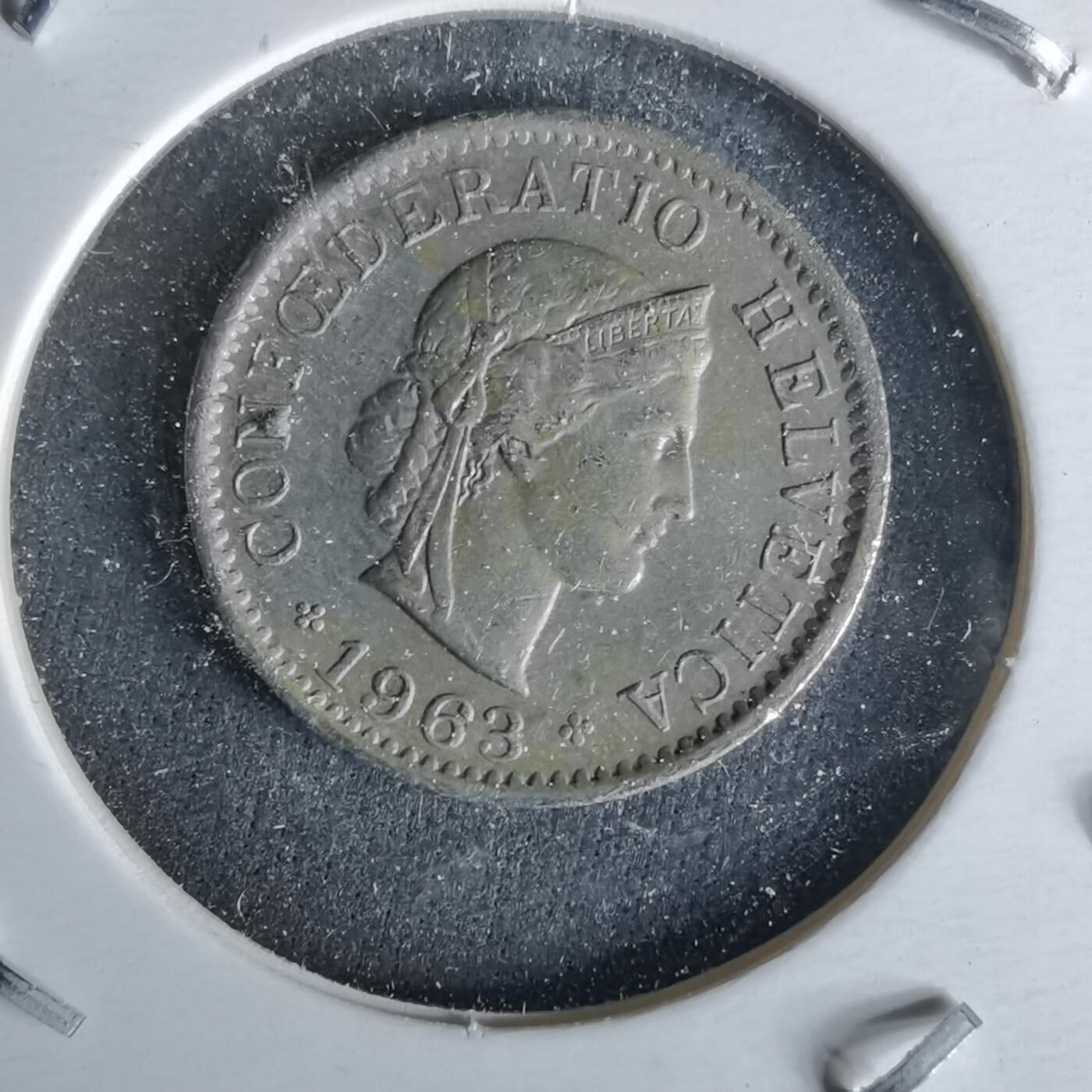 沼泽如烟--第993场 瑞士1963年五分