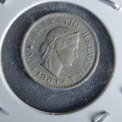 沼泽如烟--第993场 - 瑞士1963年五分