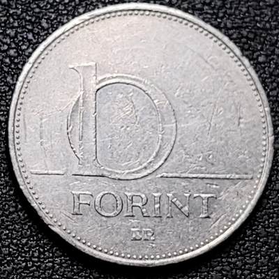 泉币菌-第192场- 除夕专场-新年快乐 本场拍品多 请提前出价（年后发货） - 1996年 匈牙利10福林 直径24.6mm 